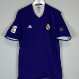 Shop 2001/02 REAL MADRID ZIDANE #5 *CENTENARY* THIRD SHIRT (L) ADIDAS, classic football shirts, vintage football shirts & retro soccer jerseys at Cult Kits