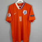 Shop 2008/10 NETHERLANDS ROBBEN #11 HOME SHIRT (XL) NIKE, classic football shirts, vintage football shirts & retro soccer jerseys at Cult Kits