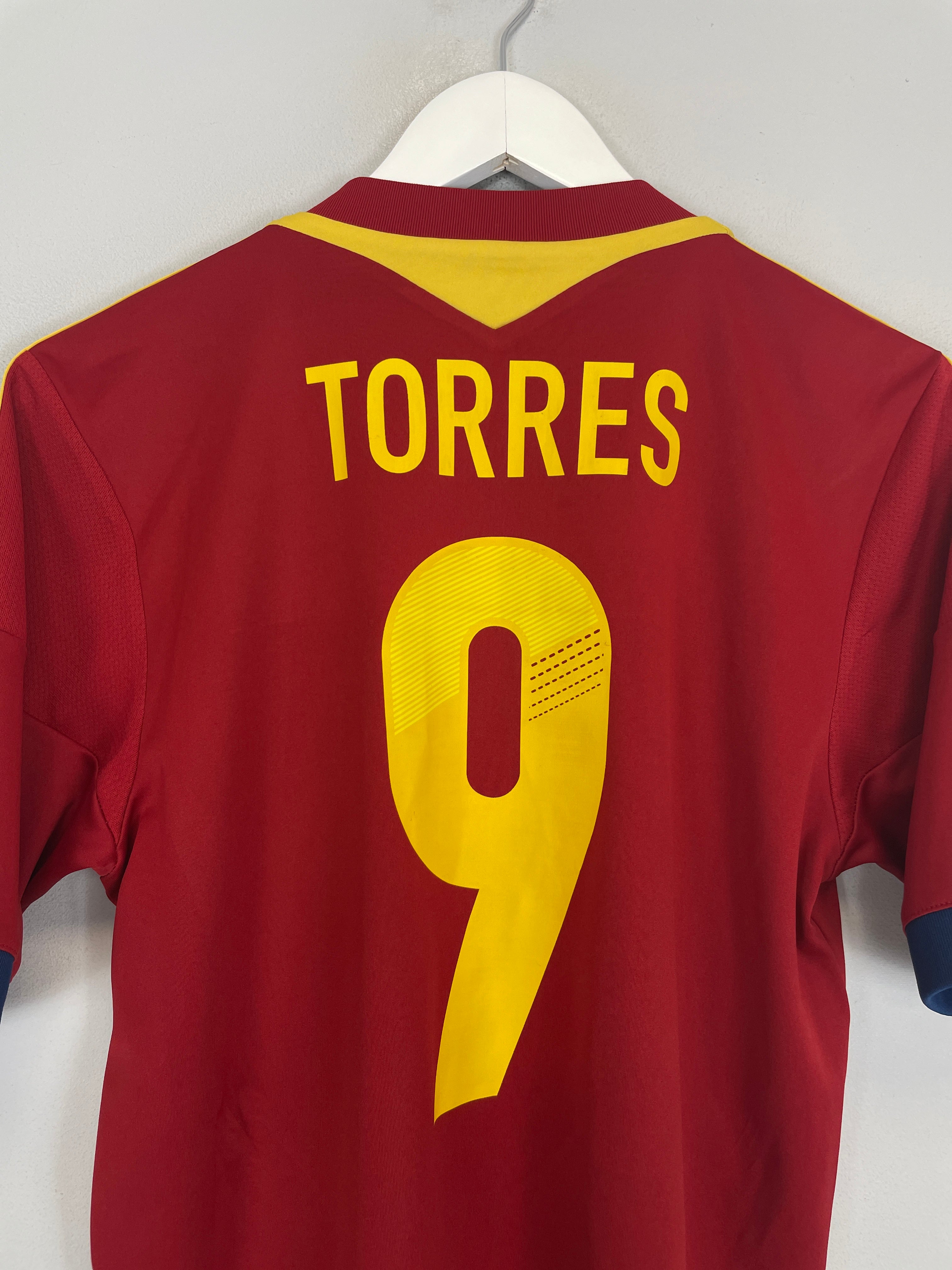 Shop 2013/14 SPAIN TORRES #9 HOME SHIRT (S) ADIDAS, classic football shirts, vintage football shirts & retro soccer jerseys at Cult Kits