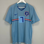 Shop 2008/09 NETHERLANDS V.PERSIE #7 AWAY SHIRT (L) NIKE, classic football shirts, vintage football shirts & retro soccer jerseys at Cult Kits