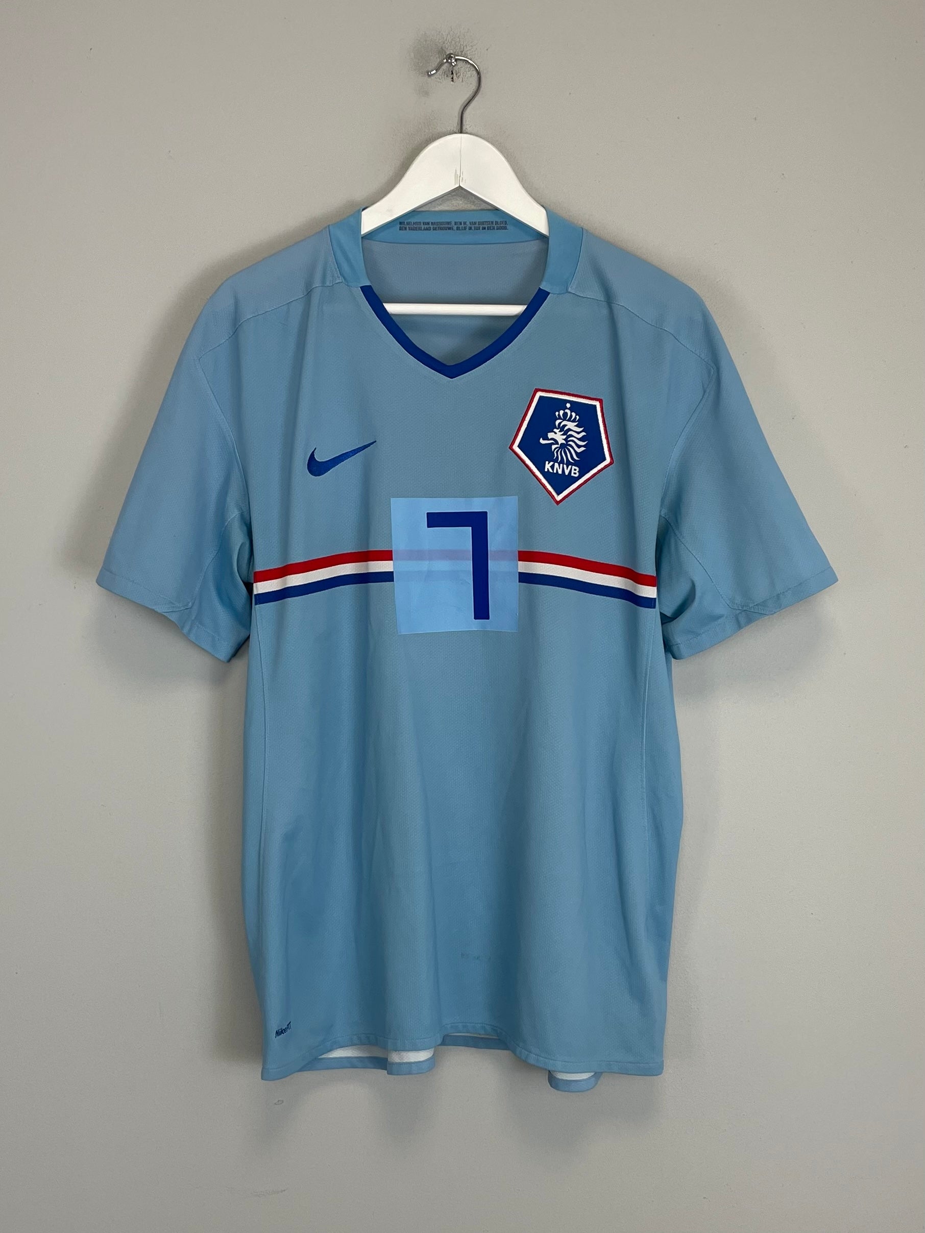 Shop 2008/09 NETHERLANDS V.PERSIE #7 AWAY SHIRT (L) NIKE, classic football shirts, vintage football shirts & retro soccer jerseys at Cult Kits