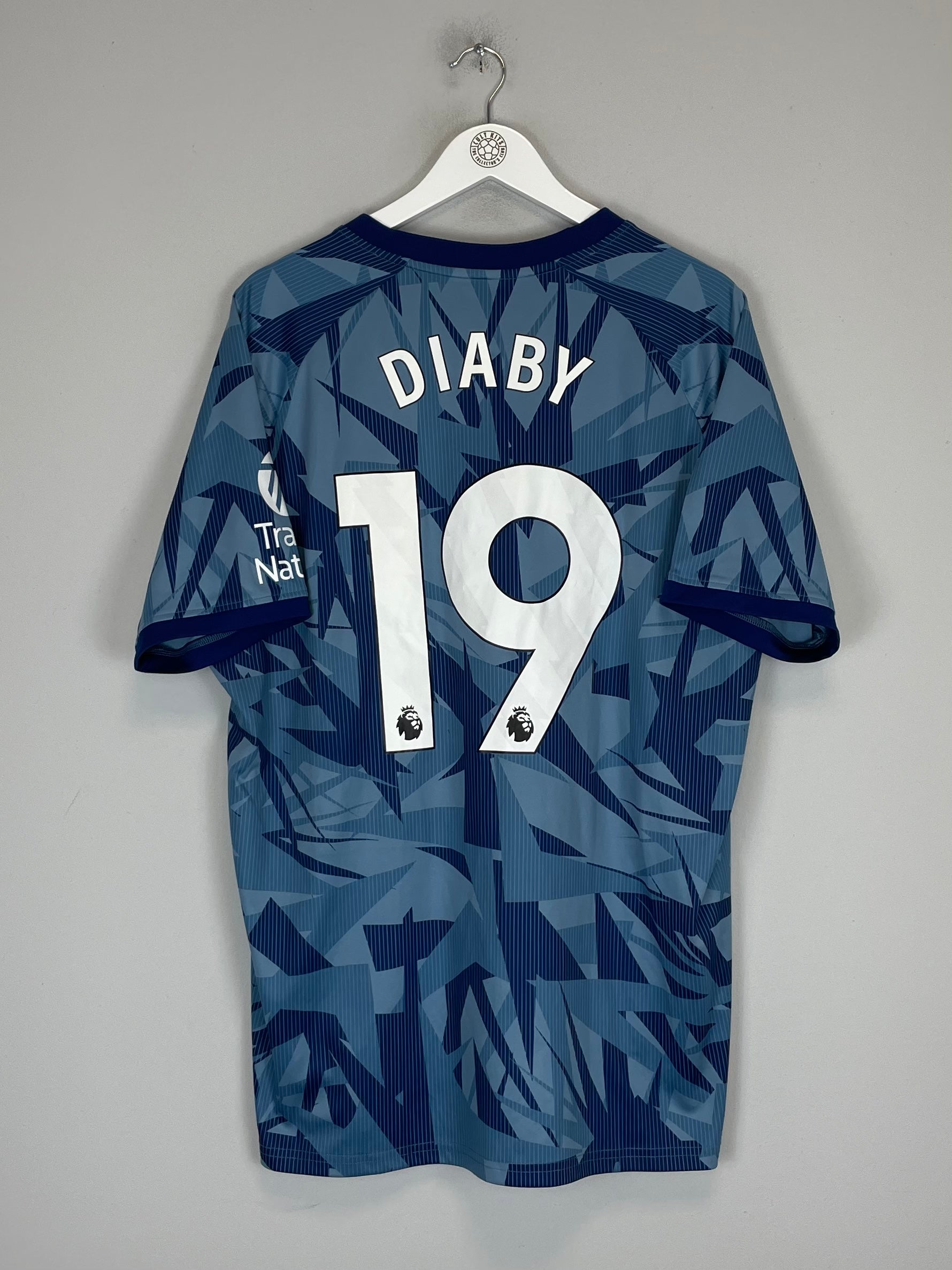 Shop 2023/24 ASTON VILLA DIABY #19 THIRD SHIRT (XXL) CASTORE, classic football shirts, vintage football shirts & retro soccer jerseys at Cult Kits