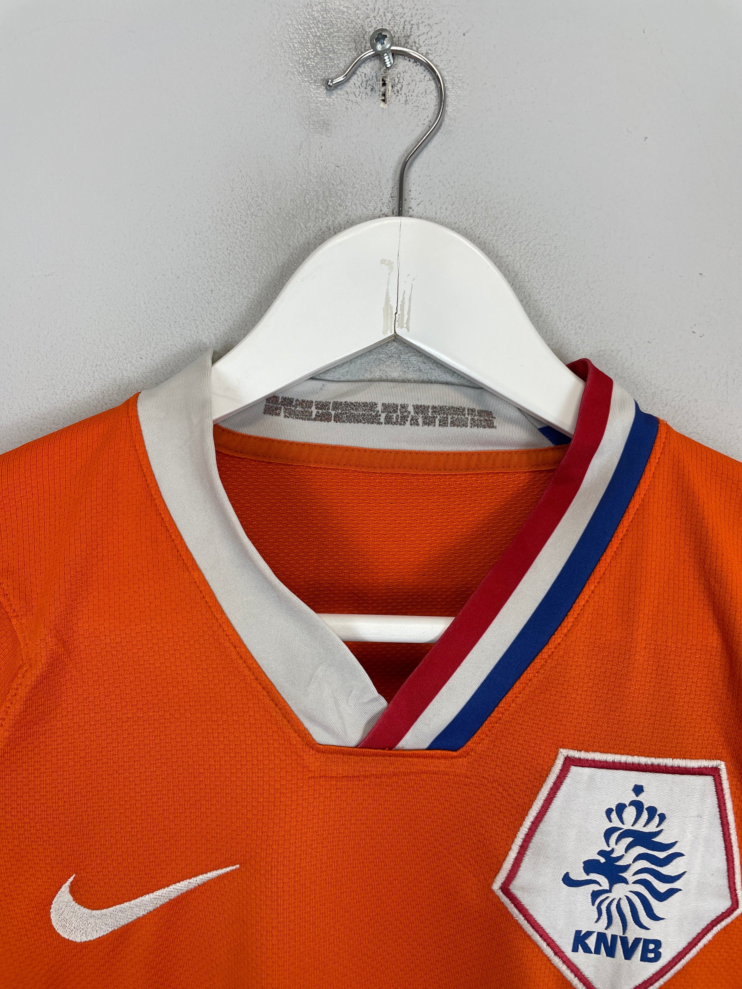 Shop 2008/10 NETHERLANDS V.NISTELROOY #9 HOME SHIRT (S) NIKE, classic football shirts, vintage football shirts & retro soccer jerseys at Cult Kits