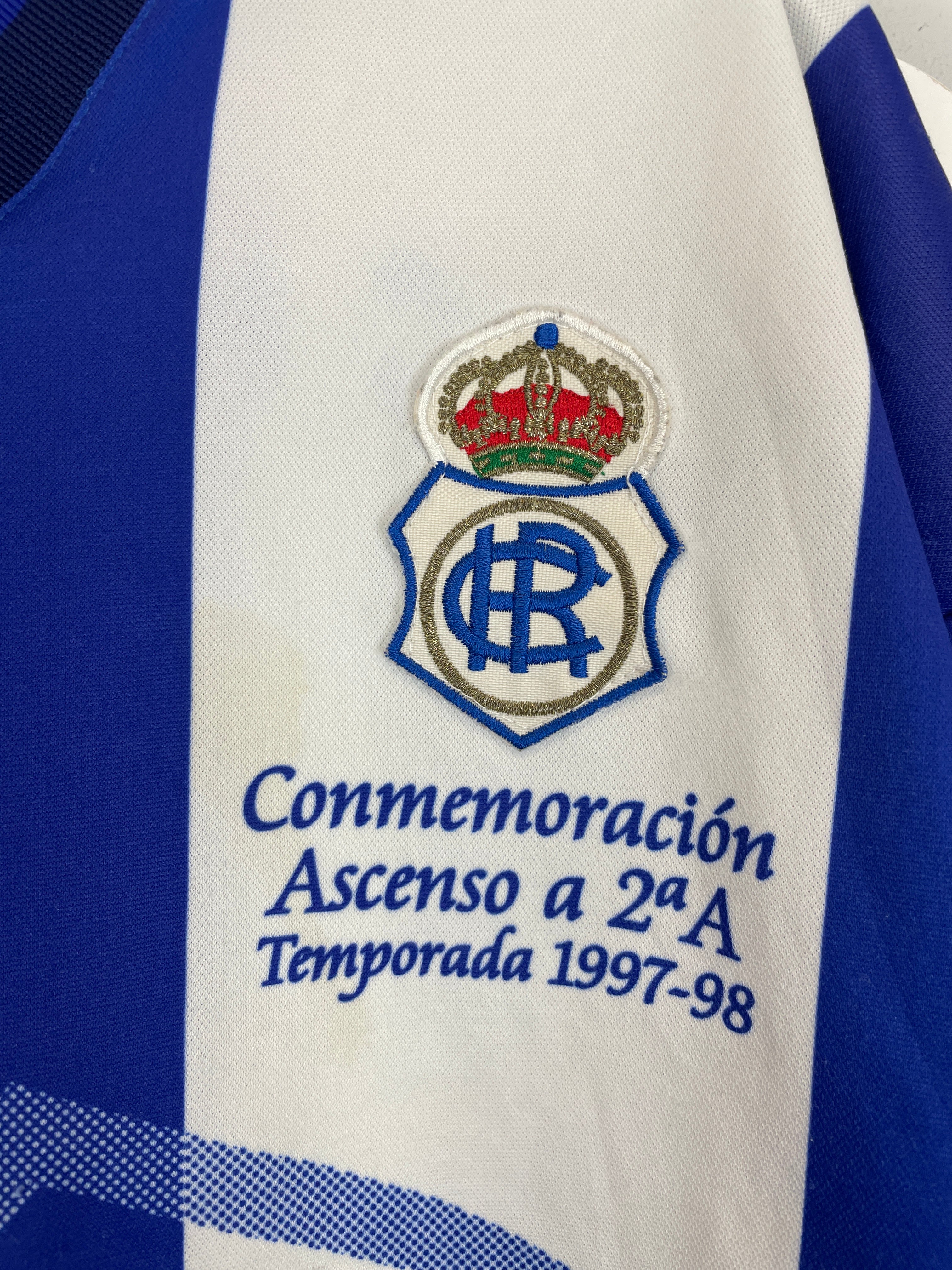 Shop 1997/98 RECREATIVO HUELVA SPECIAL SHIRT (M) KELME, classic football shirts, vintage football shirts & retro soccer jerseys at Cult Kits
