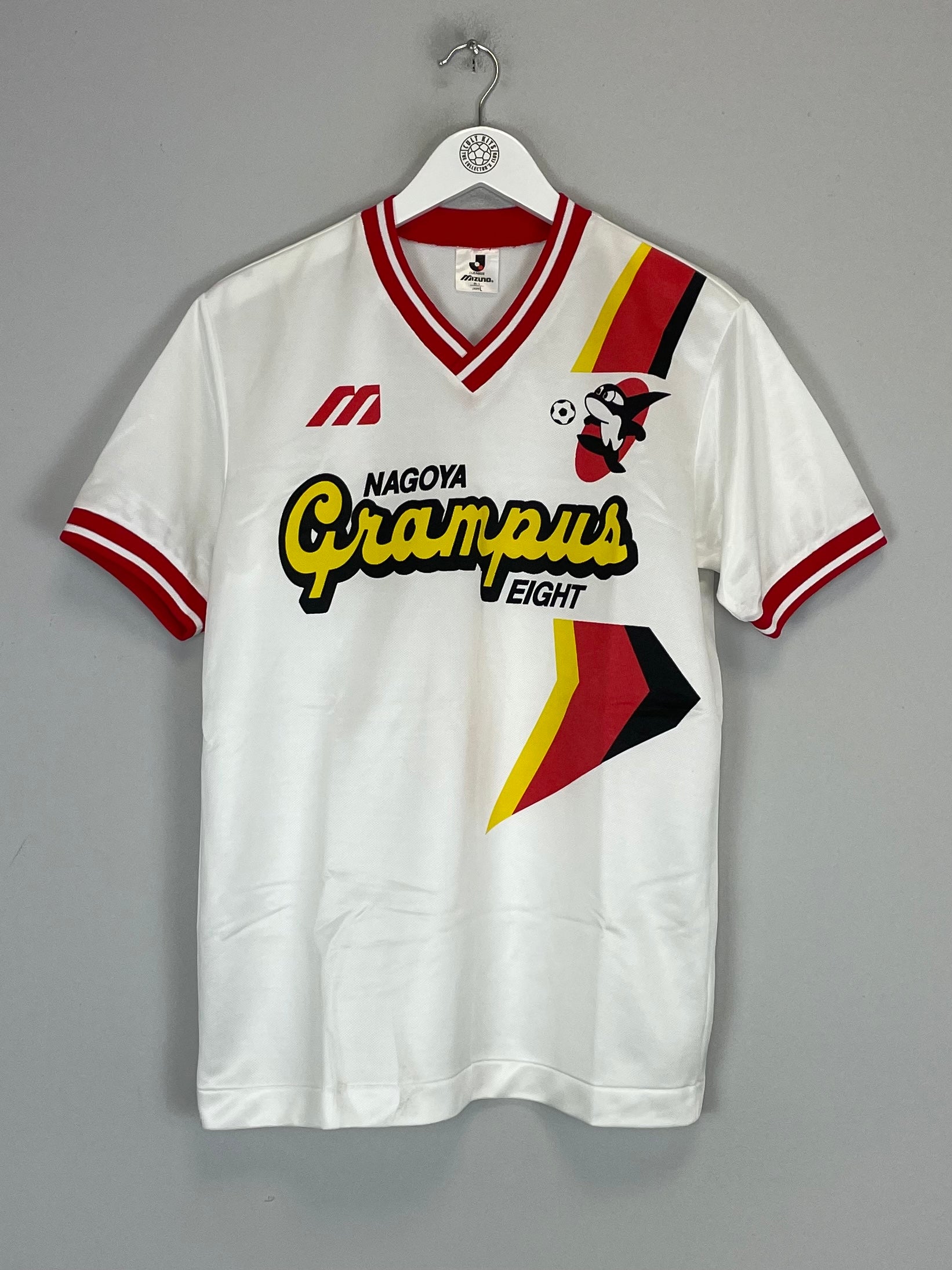 Shop 1993/94 NAGOYA GRAMPUS TRAINING SHIRT (M) MIZUNO, classic football shirts, vintage football shirts & retro soccer jerseys at Cult Kits