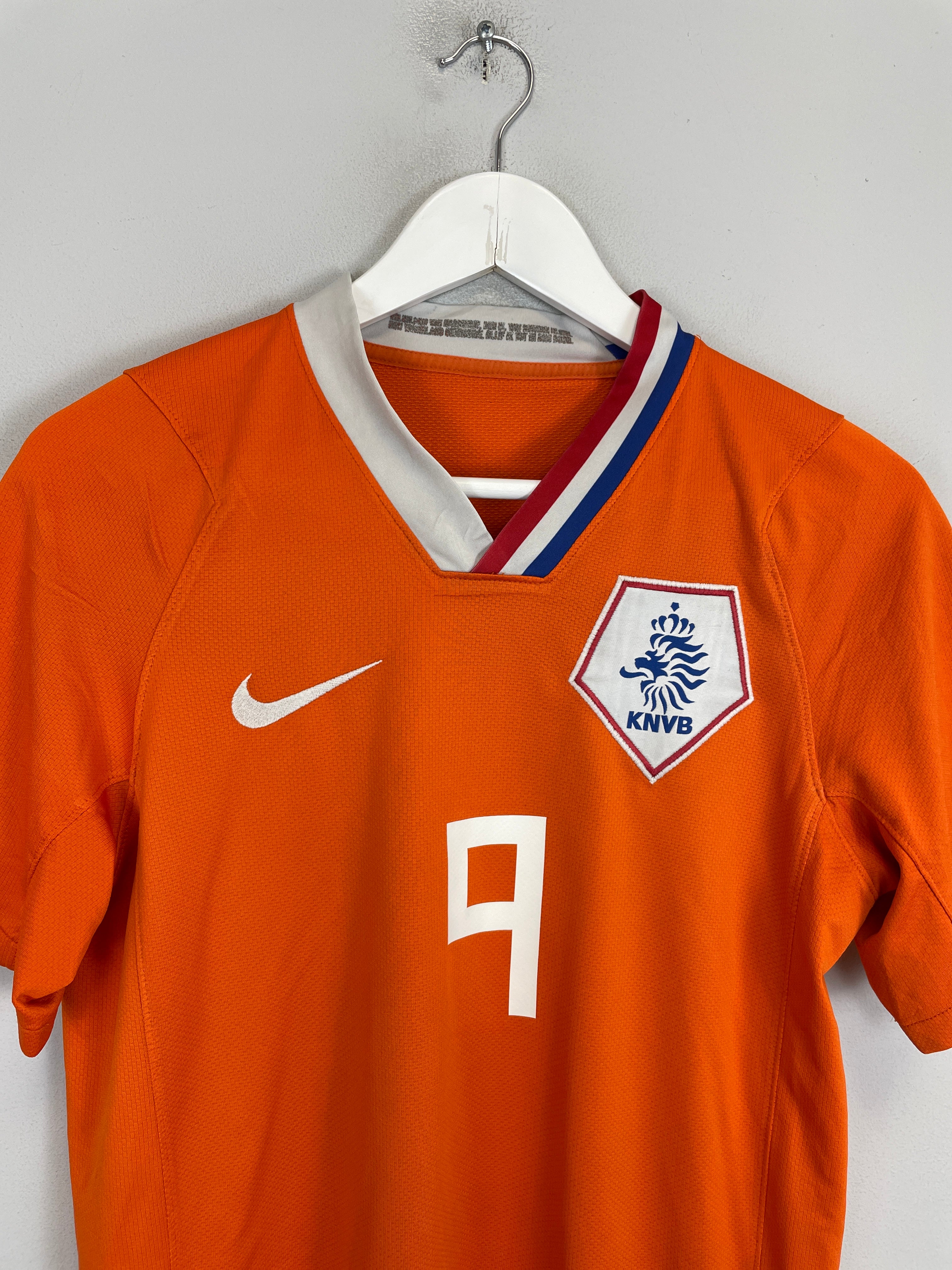 Shop 2008/10 NETHERLANDS V.NISTELROOY #9 HOME SHIRT (S) NIKE, classic football shirts, vintage football shirts & retro soccer jerseys at Cult Kits