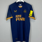 Shop 2022/23 NEWCASTLE UNITED BOTMAN #4 AWAY SHIRT (L) CASTORE, classic football shirts, vintage football shirts & retro soccer jerseys at Cult Kits