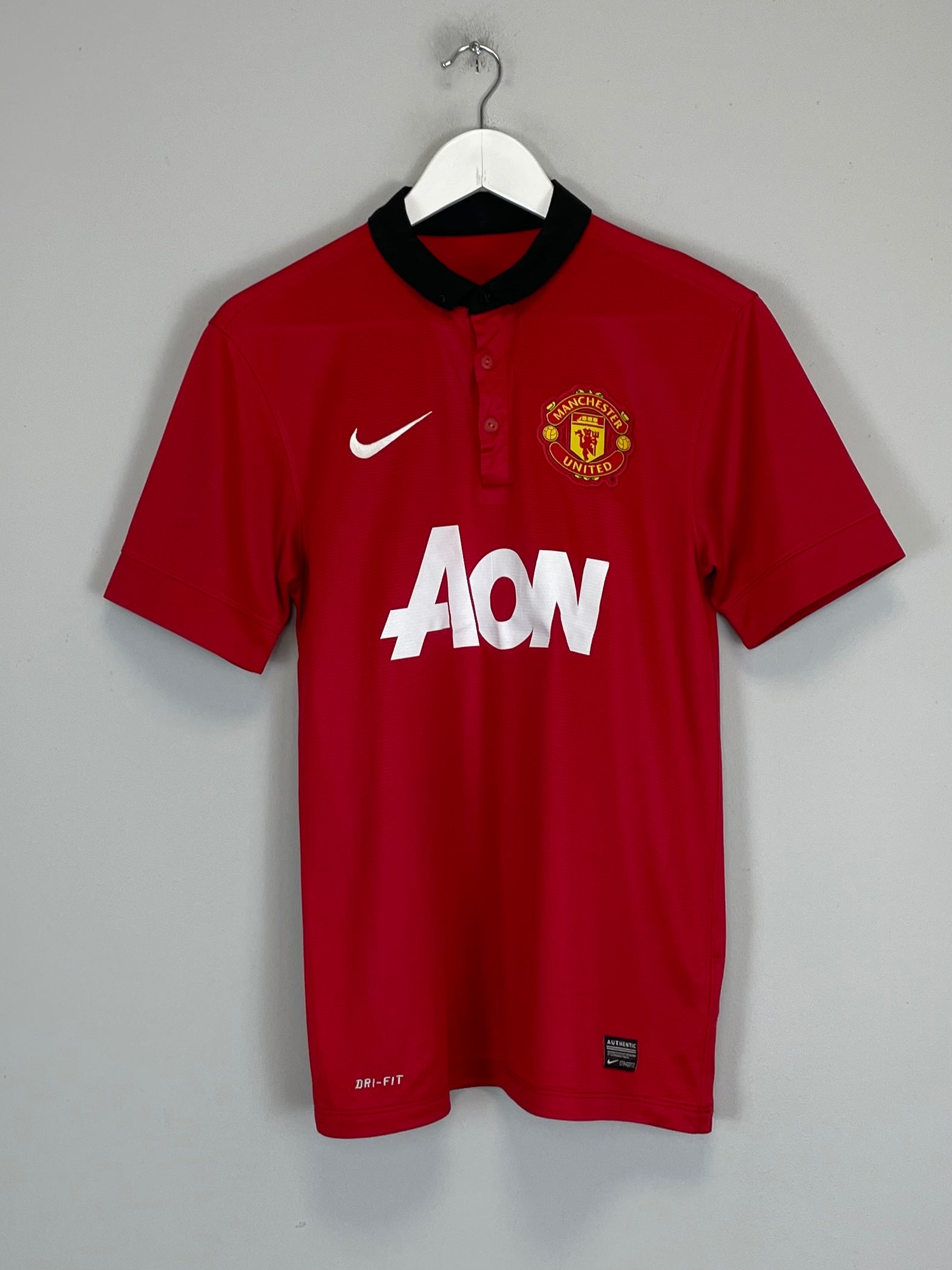 Shop 2013/14 MANCHESTER UNITED V.PERSIE #20 HOME SHIRT (S) NIKE, classic football shirts, vintage football shirts & retro soccer jerseys at Cult Kits