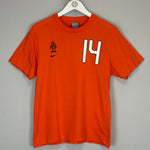 Shop 2014 NETHERLANDS T-SHIRT (M) NIKE, classic football shirts, vintage football shirts & retro soccer jerseys at Cult Kits
