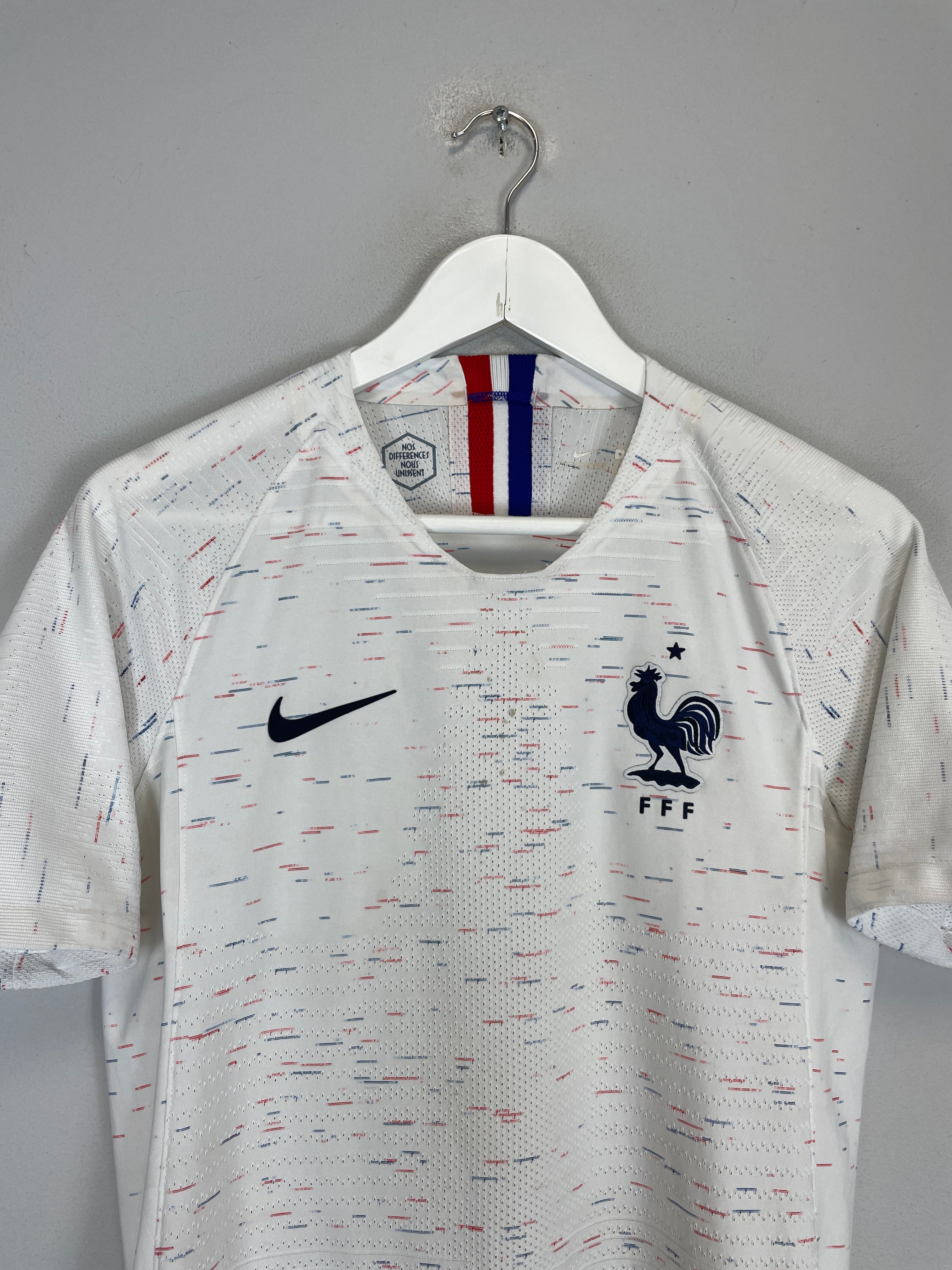 Shop 2018/19 FRANCE *PLAYER ISSUE* AWAY SHIRT (S) NIKE, classic football shirts, vintage football shirts & retro soccer jerseys at Cult Kits