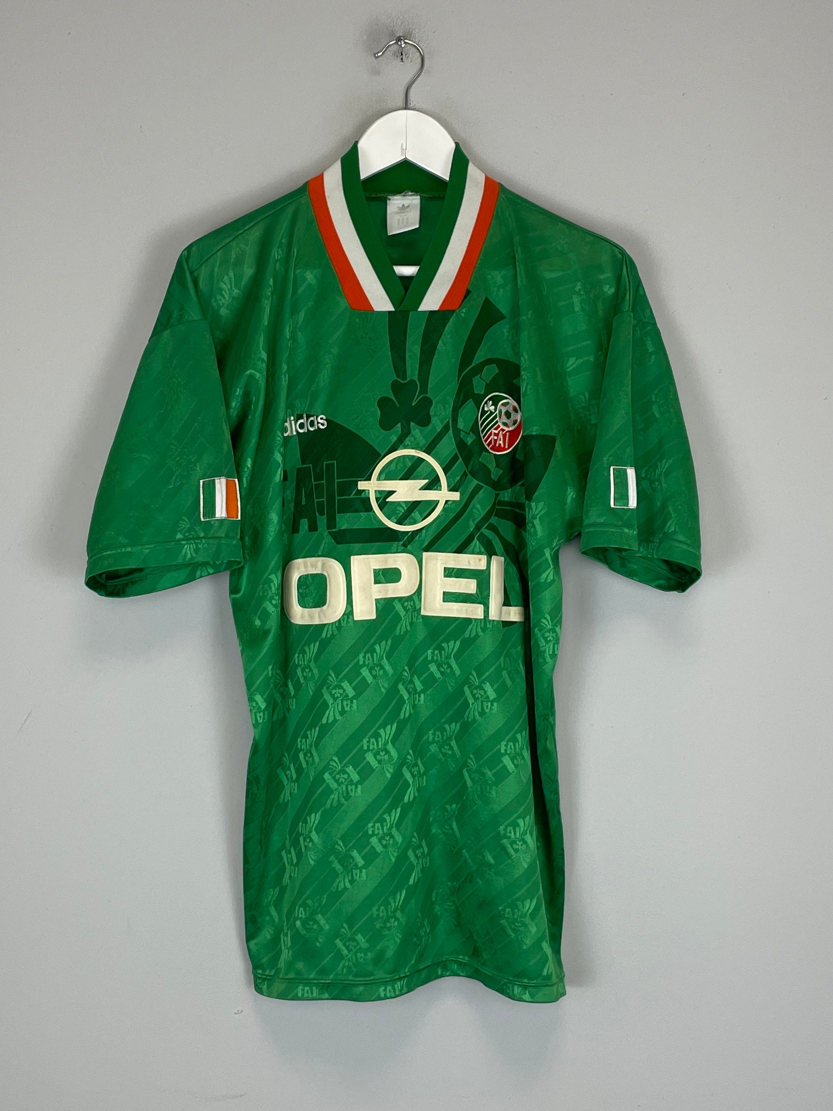 Shop 1994 IRELAND HOME SHIRT (M) ADIDAS, classic football shirts, vintage football shirts & retro soccer jerseys at Cult Kits