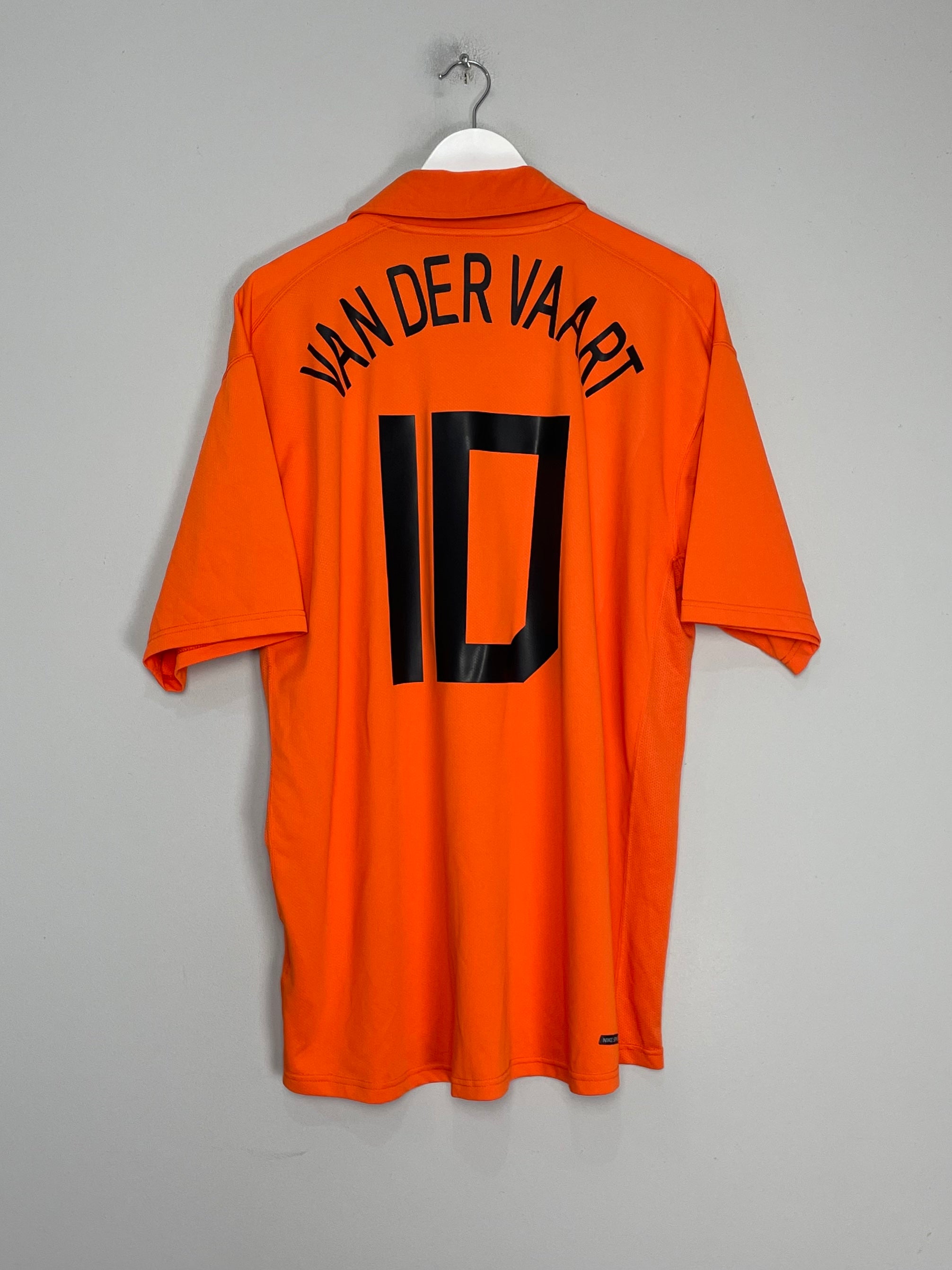 Shop 2006/08 NETHERLANDS VAN DER VAART #10 HOME SHIRT (XXL) NIKE, classic football shirts, vintage football shirts & retro soccer jerseys at Cult Kits