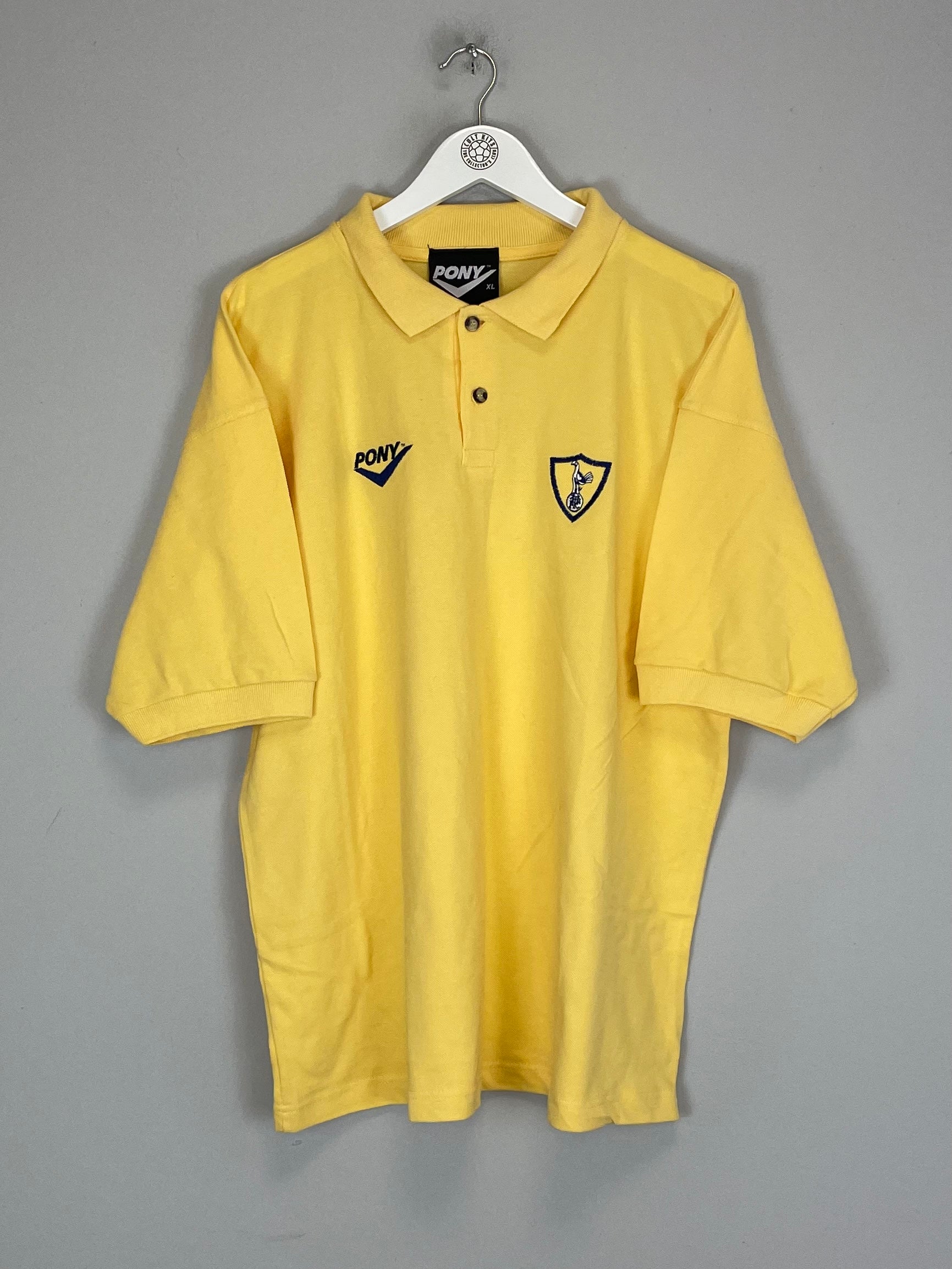 Shop 1996/97 TOTTENHAM POLO SHIRT (XL) PONY, classic football shirts, vintage football shirts & retro soccer jerseys at Cult Kits