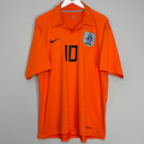 Shop 2006/08 NETHERLANDS VAN DER VAART #10 HOME SHIRT (XXL) NIKE, classic football shirts, vintage football shirts & retro soccer jerseys at Cult Kits