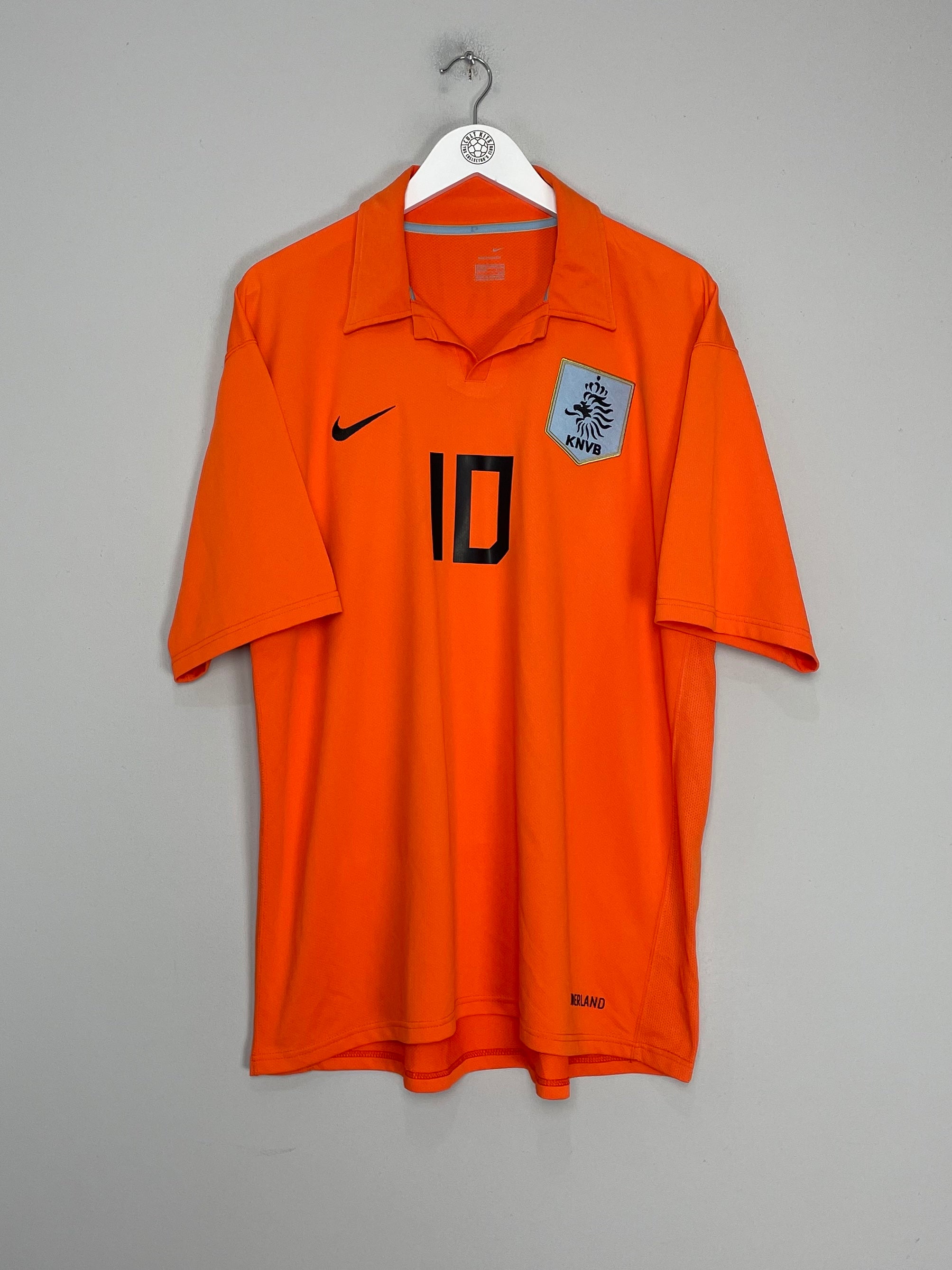 Shop 2006/08 NETHERLANDS VAN DER VAART #10 HOME SHIRT (XXL) NIKE, classic football shirts, vintage football shirts & retro soccer jerseys at Cult Kits
