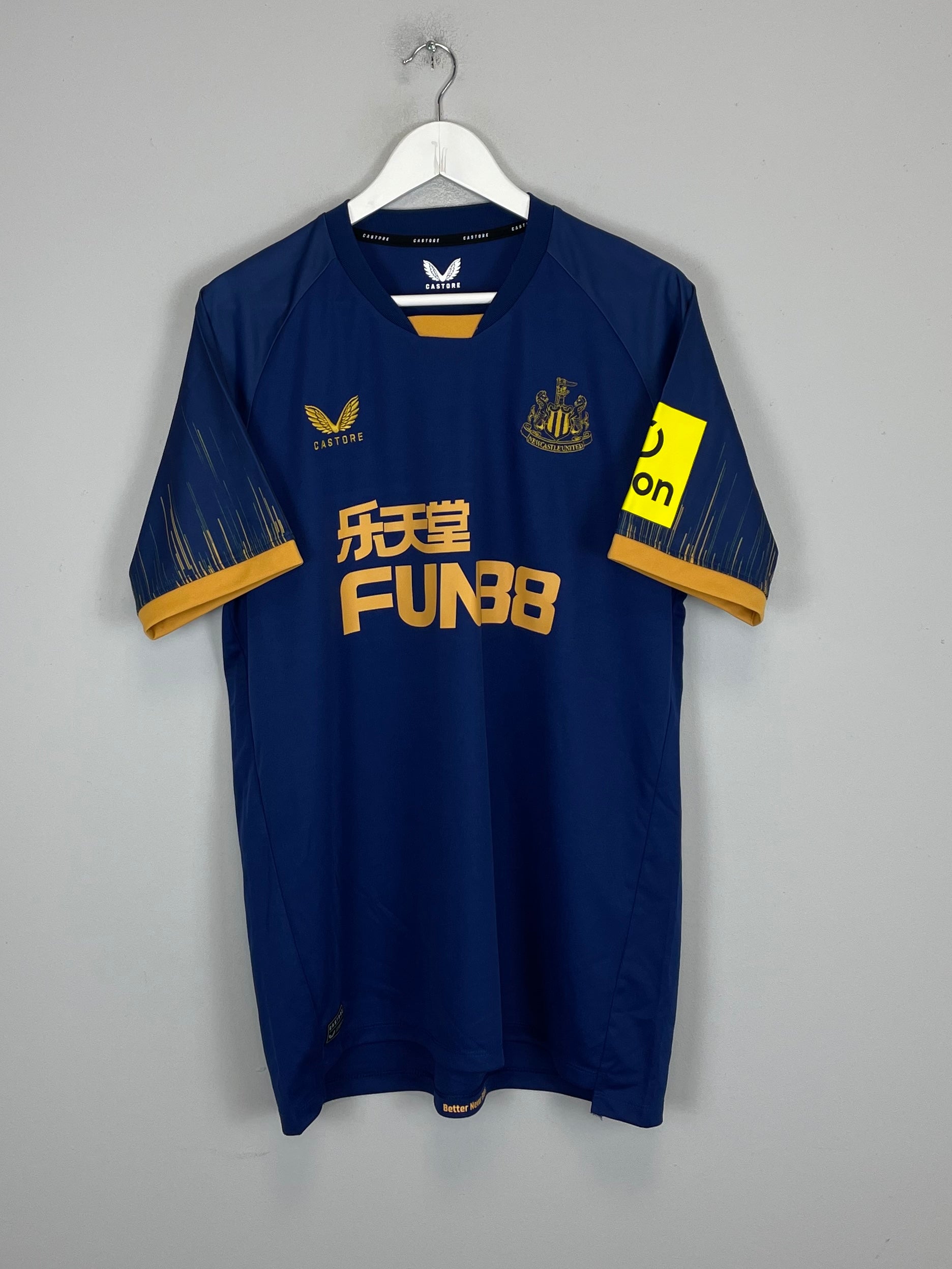 Shop 2022/23 NEWCASTLE UNITED BRUNO G. #39 AWAY SHIRT (XL) CASTORE, classic football shirts, vintage football shirts & retro soccer jerseys at Cult Kits