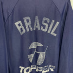 Shop 1980/84 BRAZIL TRAINING SHIRT (M) TOPPER, classic football shirts, vintage football shirts & retro soccer jerseys at Cult Kits