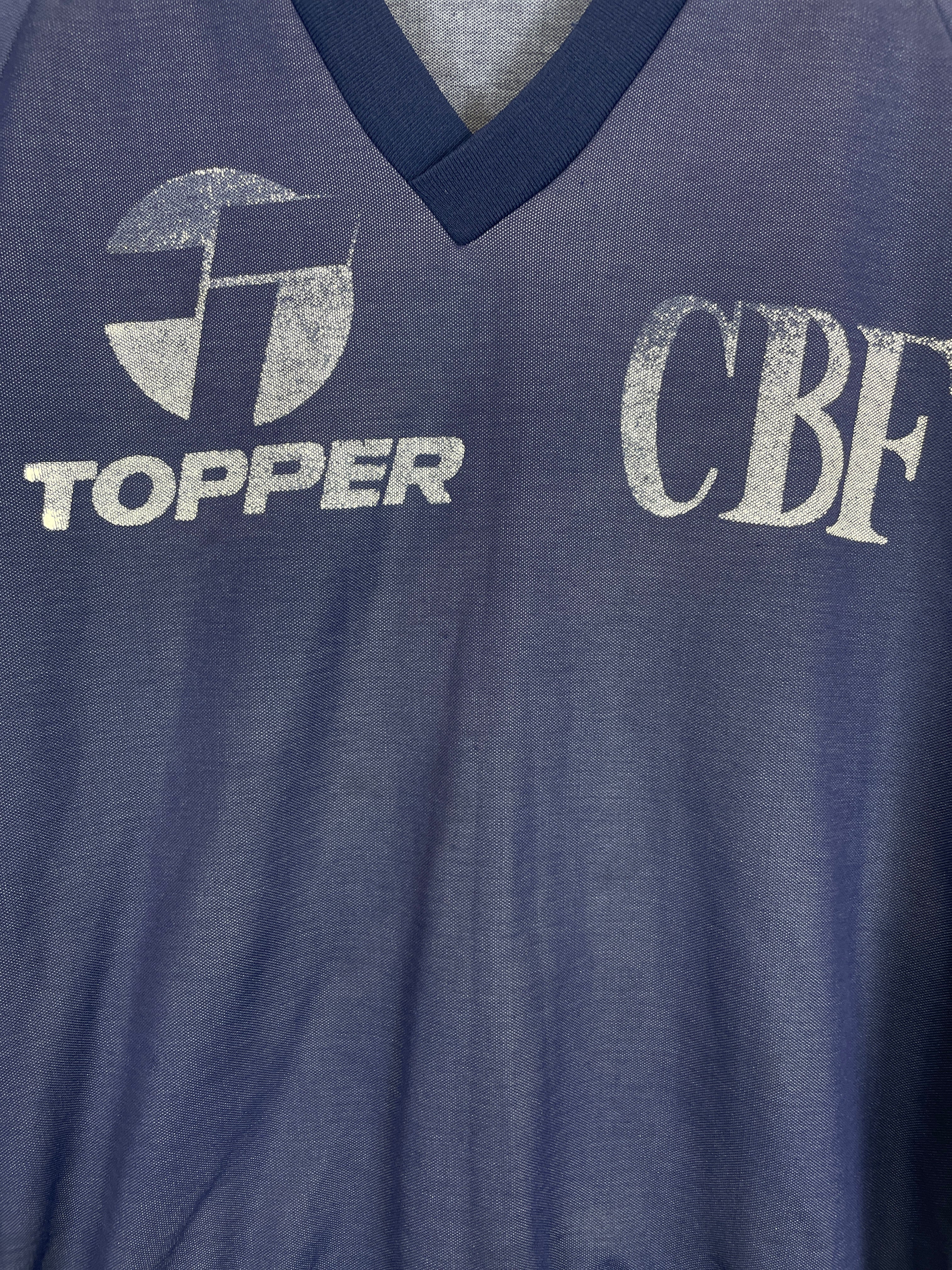 Shop 1980/84 BRAZIL TRAINING SHIRT (M) TOPPER, classic football shirts, vintage football shirts & retro soccer jerseys at Cult Kits