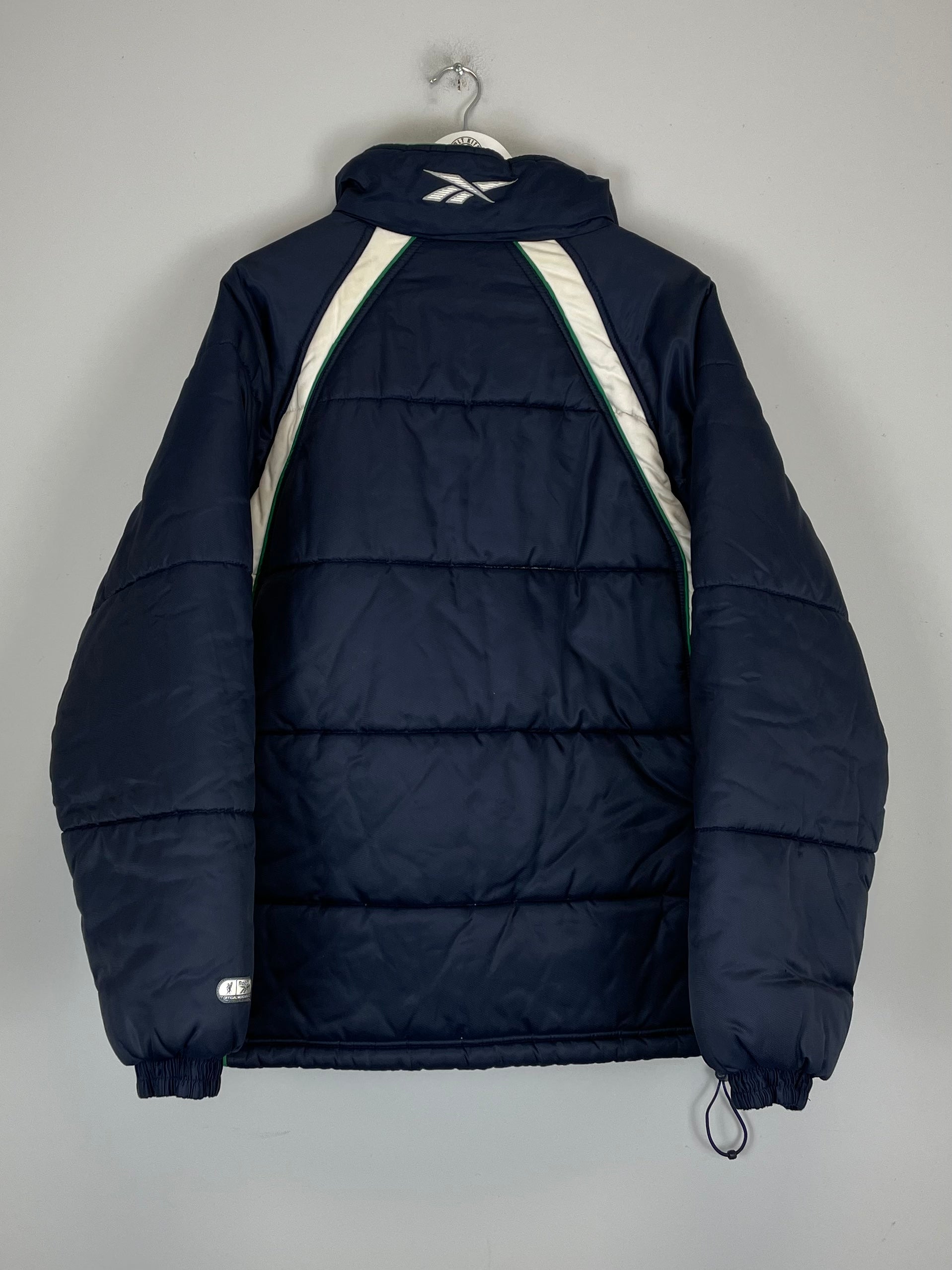 Shop 1999/00 LIVERPOOL PADDED COAT (L) REEBOK, classic football shirts, vintage football shirts & retro soccer jerseys at Cult Kits