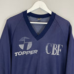 Shop 1980/84 BRAZIL TRAINING SHIRT (M) TOPPER, classic football shirts, vintage football shirts & retro soccer jerseys at Cult Kits