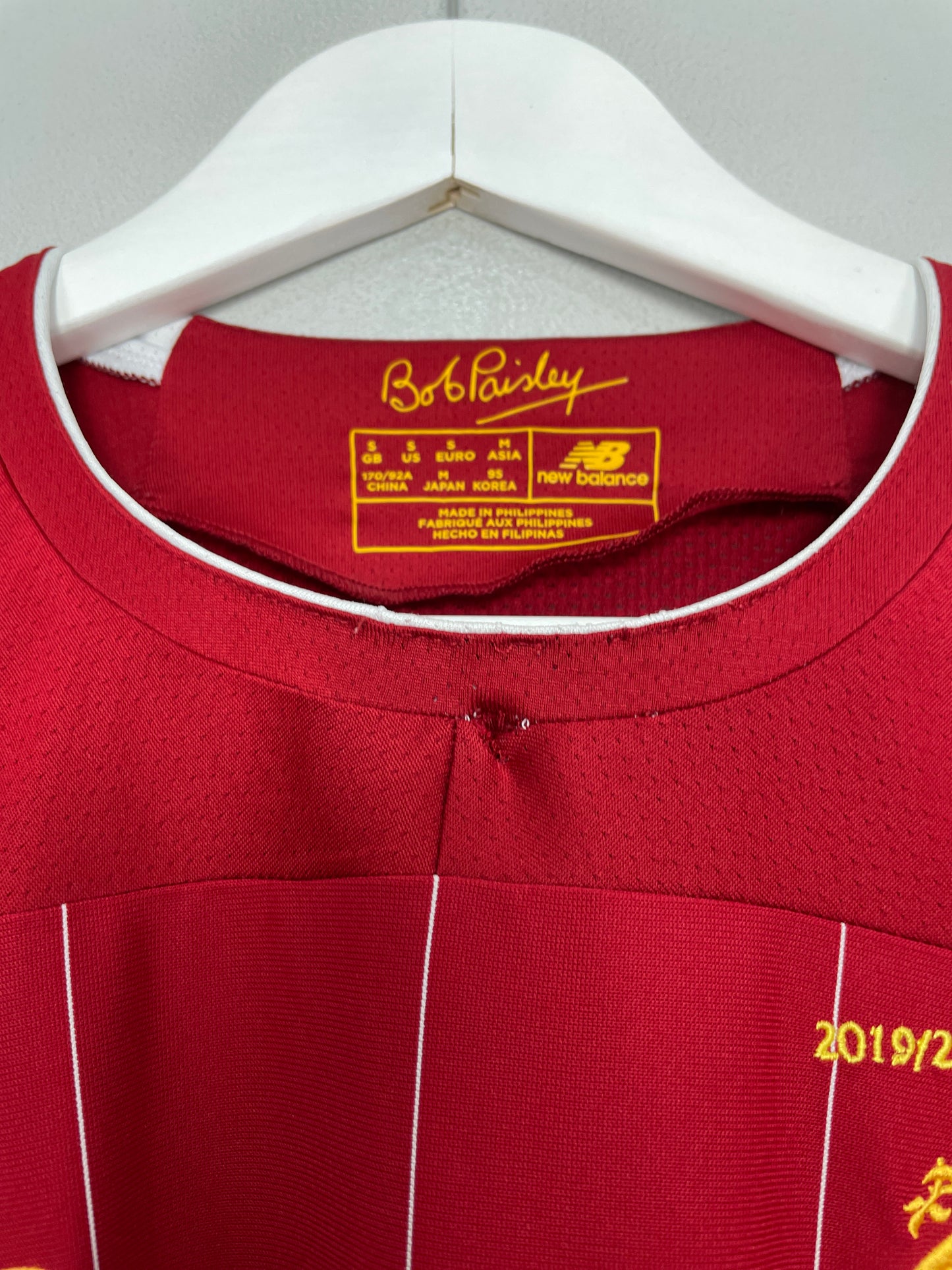 2019/20 LIVERPOOL CHAMPIONS #19 HOME SHIRT (S) NEW BALANCE