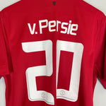 Shop 2013/14 MANCHESTER UNITED V.PERSIE #20 HOME SHIRT (L) NIKE, classic football shirts, vintage football shirts & retro soccer jerseys at Cult Kits