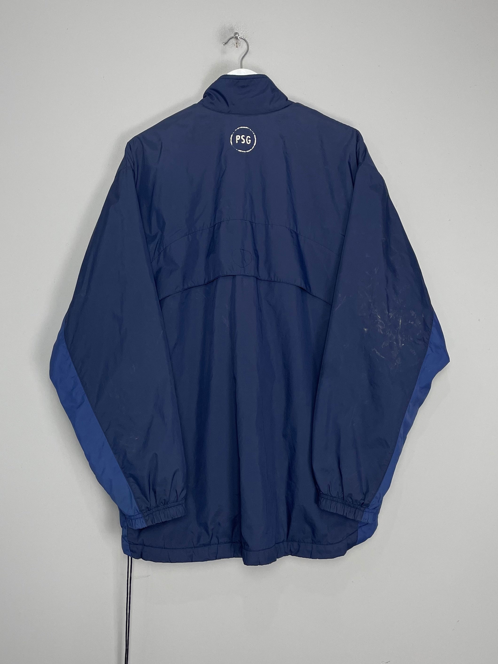 Shop 1998/99 PSG FLEECE LINED COAT (M) NIKE, classic football shirts, vintage football shirts & retro soccer jerseys at Cult Kits