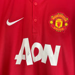 Shop 2013/14 MANCHESTER UNITED V.PERSIE #20 HOME SHIRT (L) NIKE, classic football shirts, vintage football shirts & retro soccer jerseys at Cult Kits