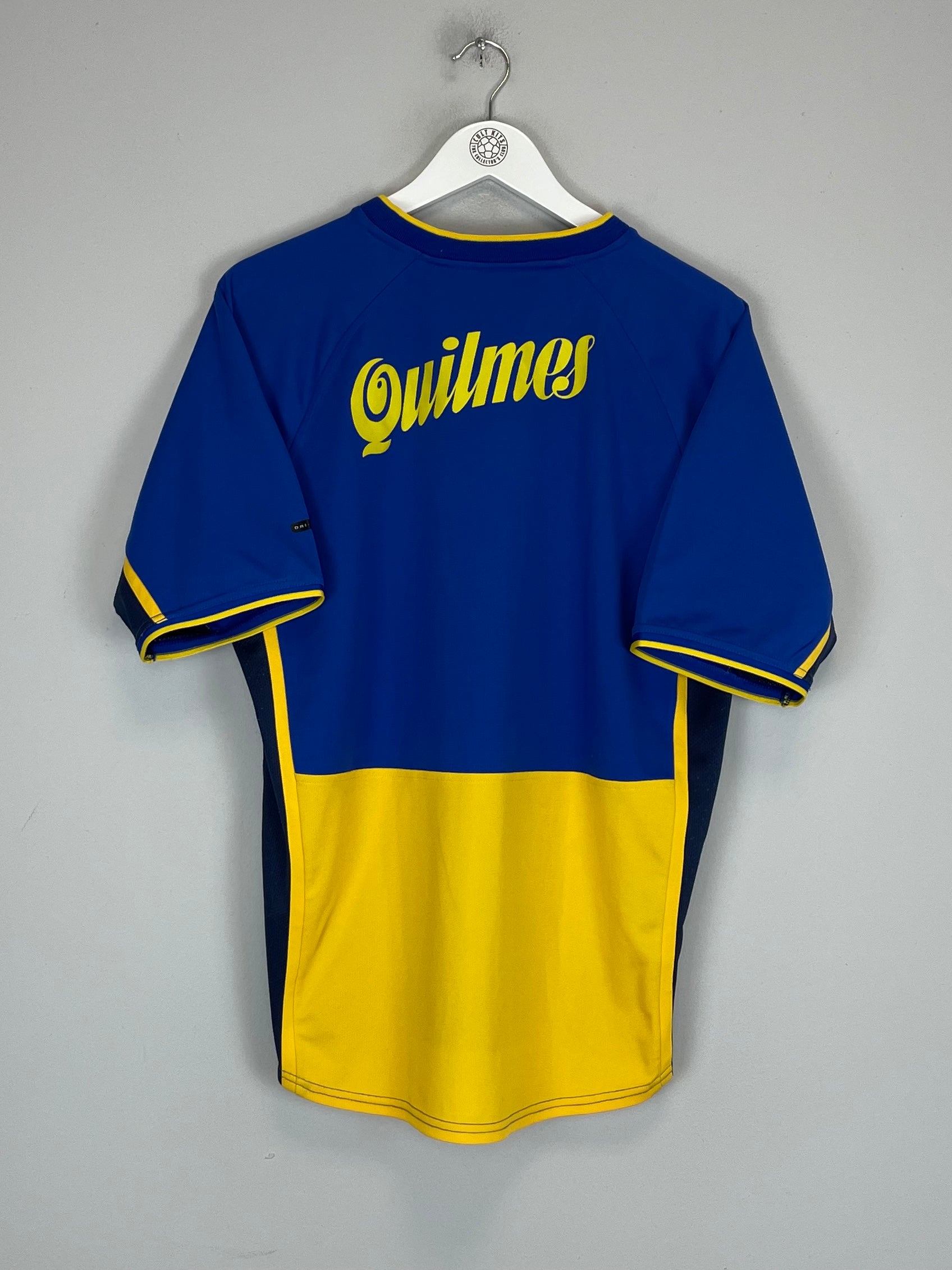 Shop 2001/02 BOCA JUNIORS HOME SHIRT (M) NIKE, classic football shirts, vintage football shirts & retro soccer jerseys at Cult Kits