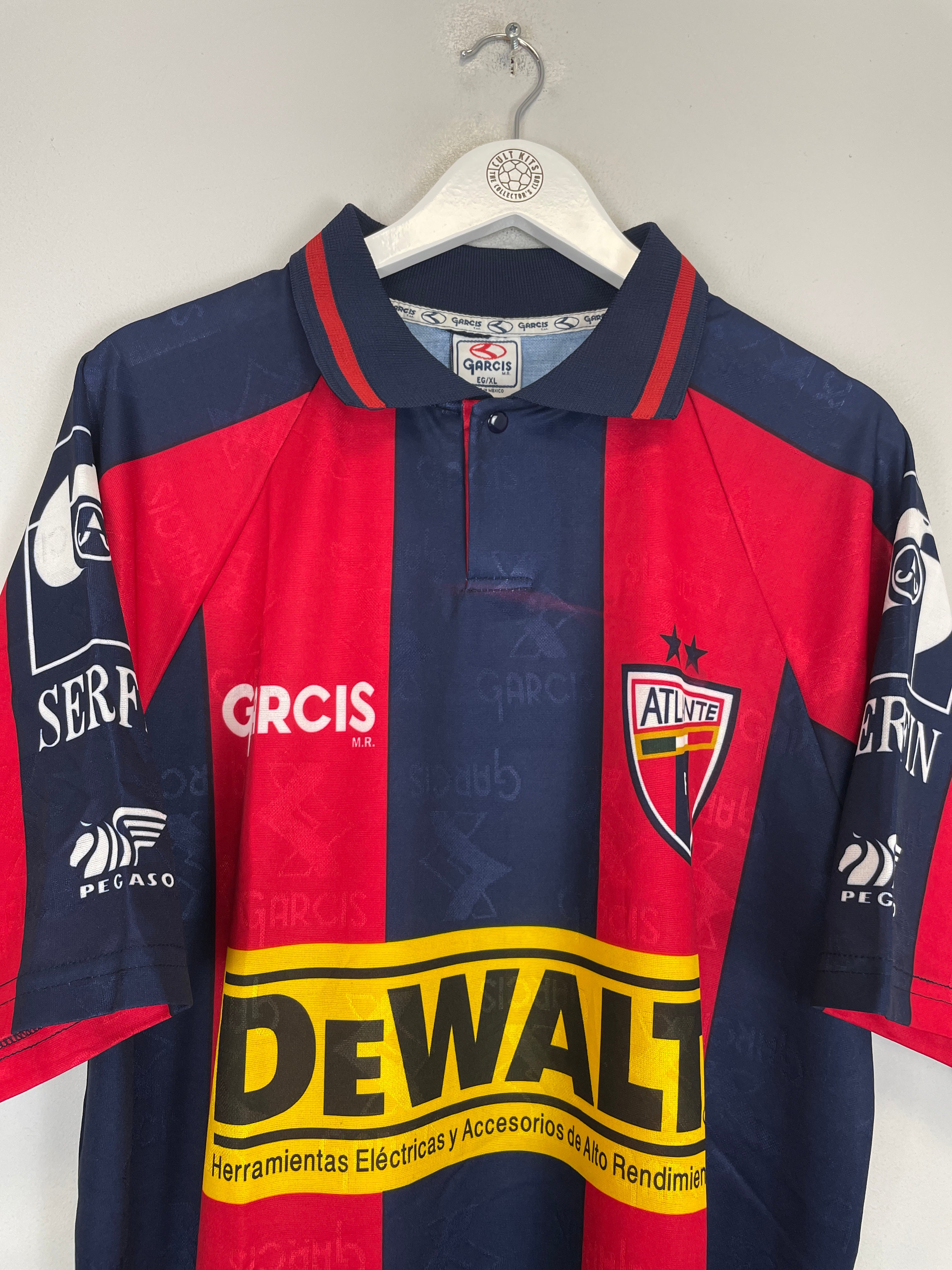 Shop 1997/98 ATLANTE #11 HOME SHIRT (XL) GARCIS, classic football shirts, vintage football shirts & retro soccer jerseys at Cult Kits