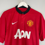 Shop 2013/14 MANCHESTER UNITED V.PERSIE #20 HOME SHIRT (L) NIKE, classic football shirts, vintage football shirts & retro soccer jerseys at Cult Kits