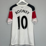 Shop 2010/11 MANCHESTER UNITED ROONEY #10 AWAY SHIRT (S) NIKE, classic football shirts, vintage football shirts & retro soccer jerseys at Cult Kits