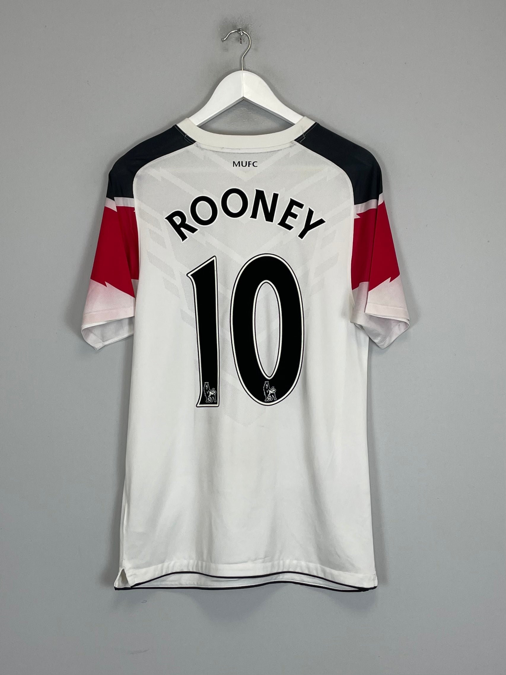 Shop 2010/11 MANCHESTER UNITED ROONEY #10 AWAY SHIRT (S) NIKE, classic football shirts, vintage football shirts & retro soccer jerseys at Cult Kits