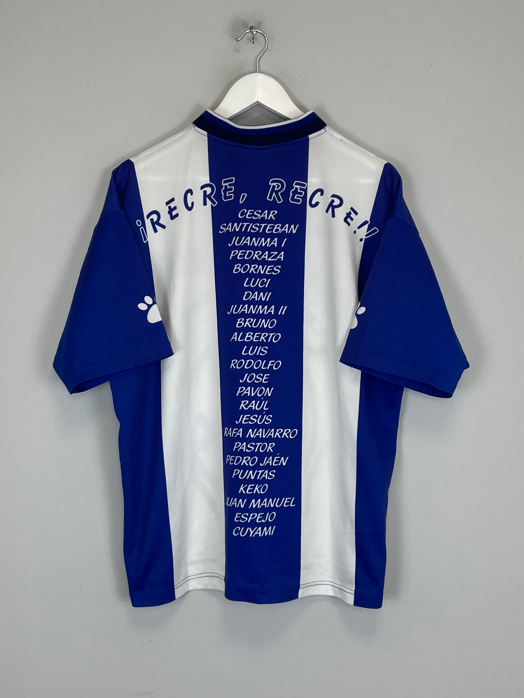 Shop 1997/98 RECREATIVO HUELVA SPECIAL SHIRT (M) KELME, classic football shirts, vintage football shirts & retro soccer jerseys at Cult Kits