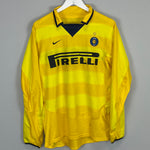 Shop 2003/04 INTER MILAN ADRIANO #10 L/S AWAY SHIRT (S) NIKE, classic football shirts, vintage football shirts & retro soccer jerseys at Cult Kits