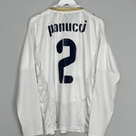 Shop 2007/09 ITALY PANUCCI #2 L/S AWAY SHIRT (M) PUMA, classic football shirts, vintage football shirts & retro soccer jerseys at Cult Kits