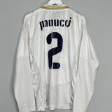 Shop 2007/09 ITALY PANUCCI #2 L/S AWAY SHIRT (M) PUMA, classic football shirts, vintage football shirts & retro soccer jerseys at Cult Kits