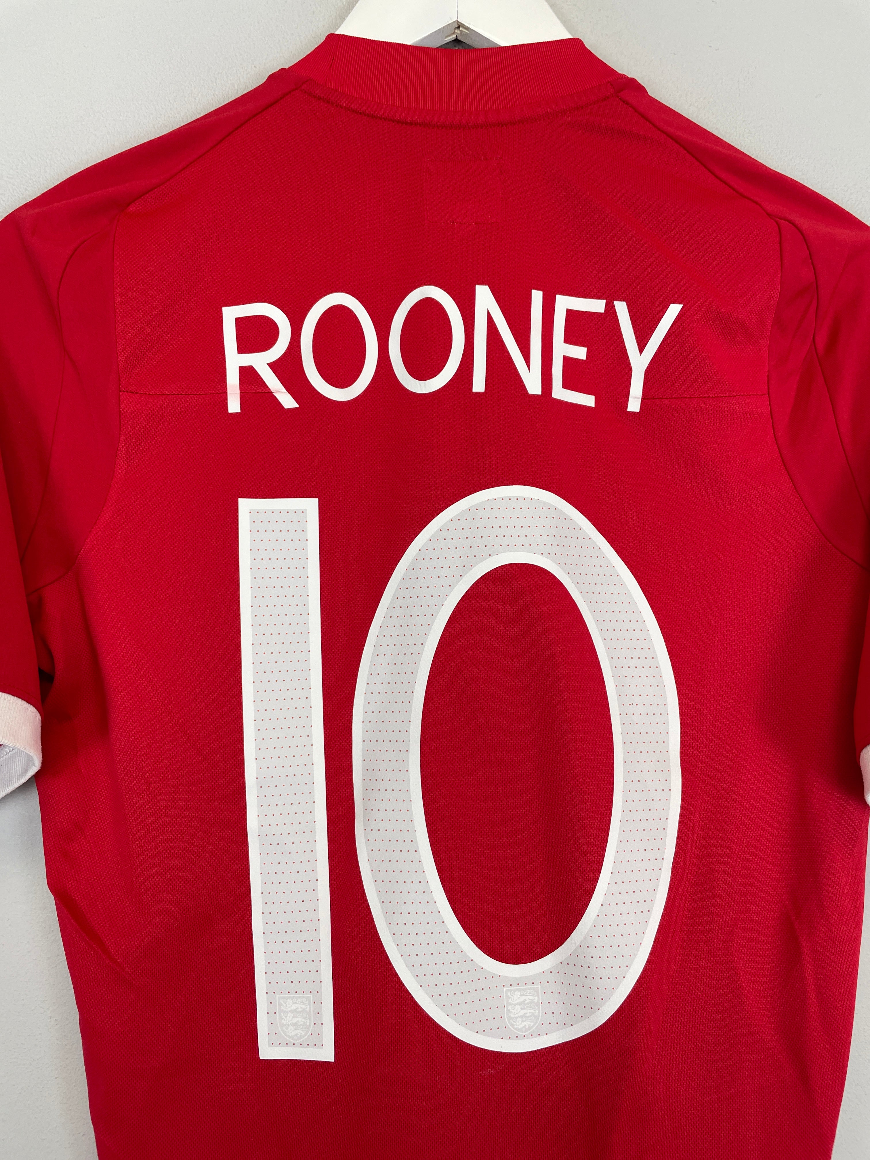 Shop 2010/12 ENGLAND ROONEY #10 AWAY SHIRT (S) UMBRO, classic football shirts, vintage football shirts & retro soccer jerseys at Cult Kits