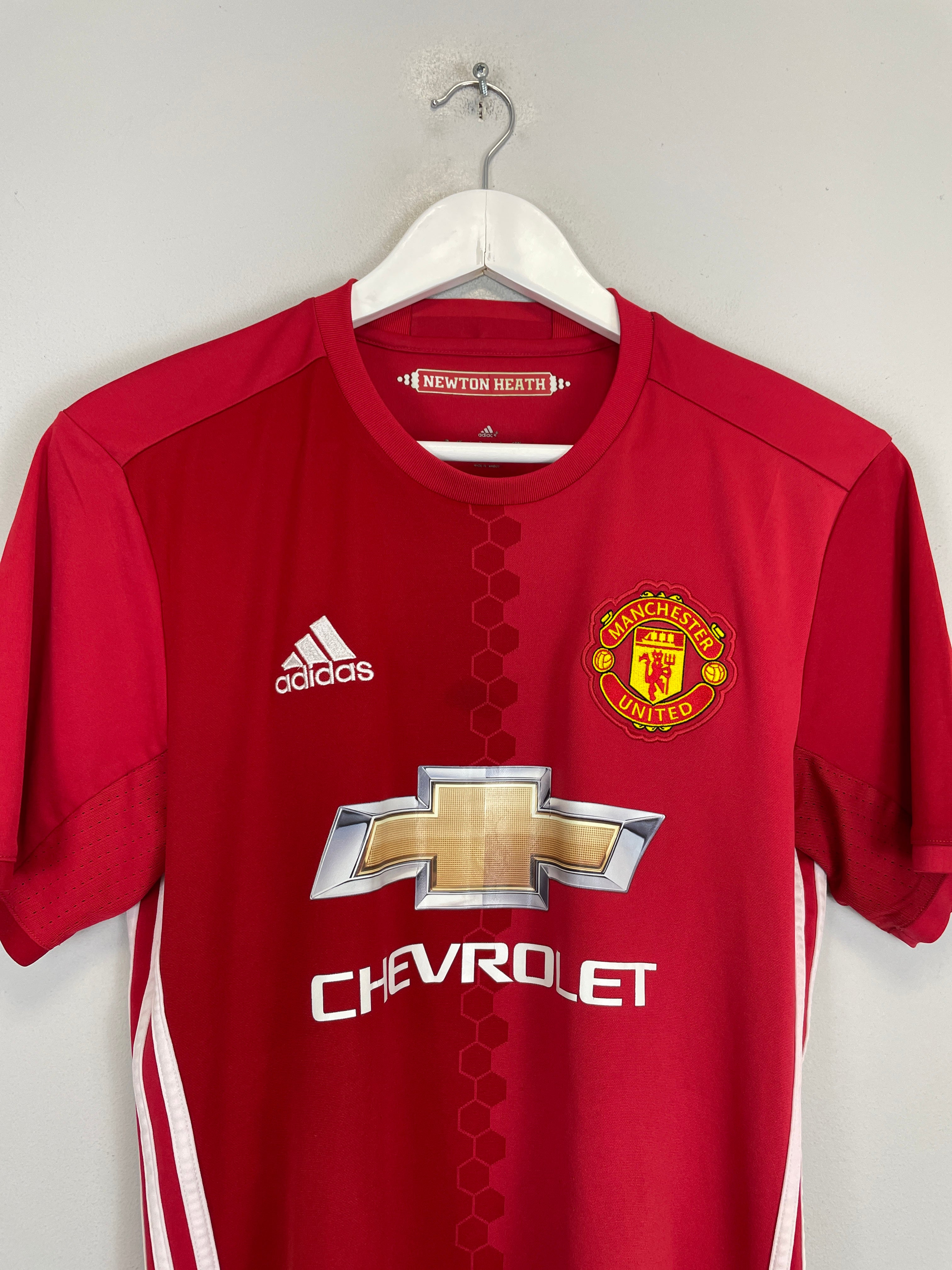 Shop 2016/17 MANCHESTER UNITED POGBA #6 HOME SHIRT (S) ADIDAS, classic football shirts, vintage football shirts & retro soccer jerseys at Cult Kits