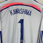 Shop 2015/16 JAPAN KAWASHIMA #1 *PLAYER ISSUE* GK SHIRT (XL) ADIDAS, classic football shirts, vintage football shirts & retro soccer jerseys at Cult Kits