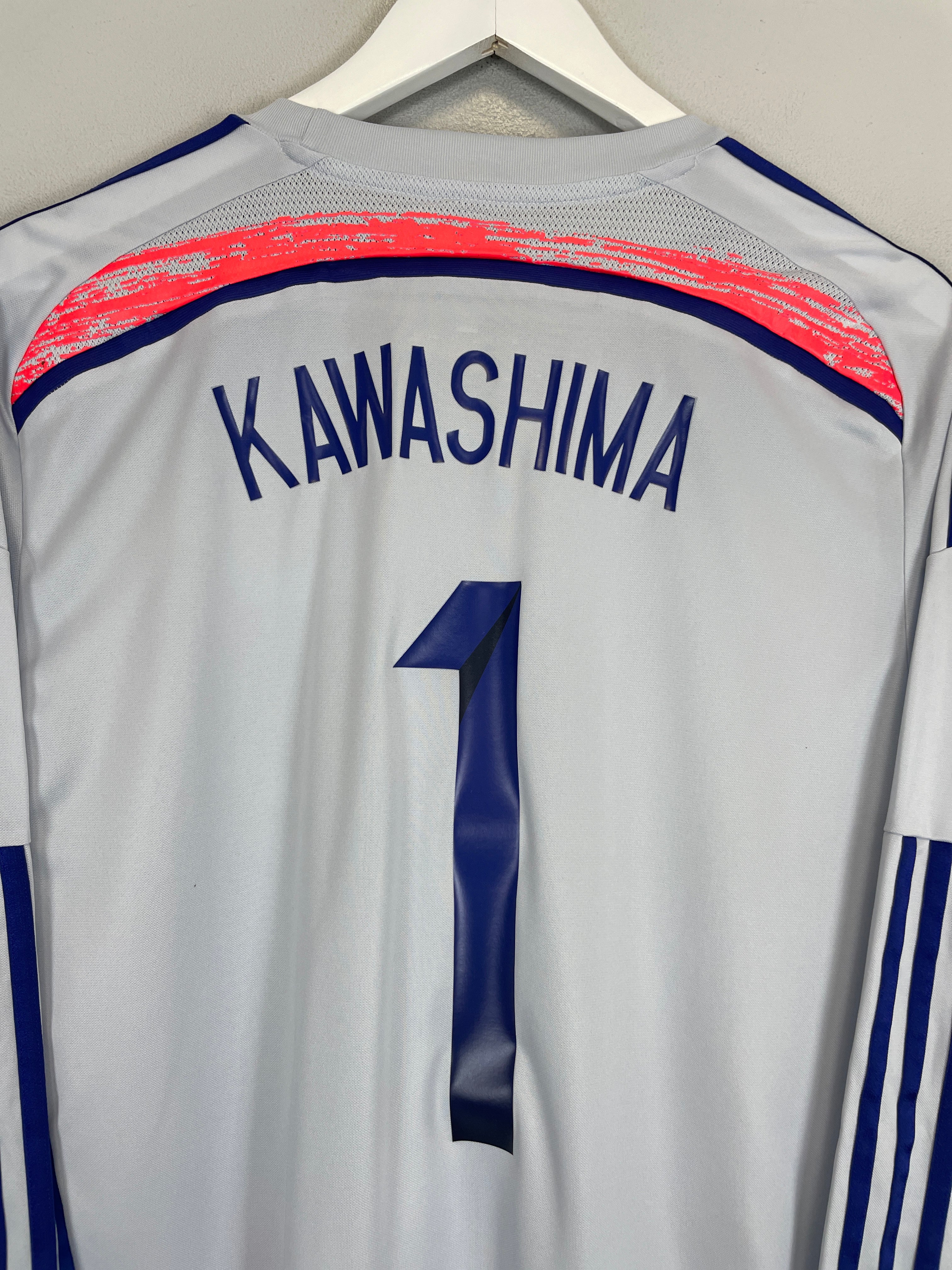 Shop 2015/16 JAPAN KAWASHIMA #1 *PLAYER ISSUE* GK SHIRT (XL) ADIDAS, classic football shirts, vintage football shirts & retro soccer jerseys at Cult Kits
