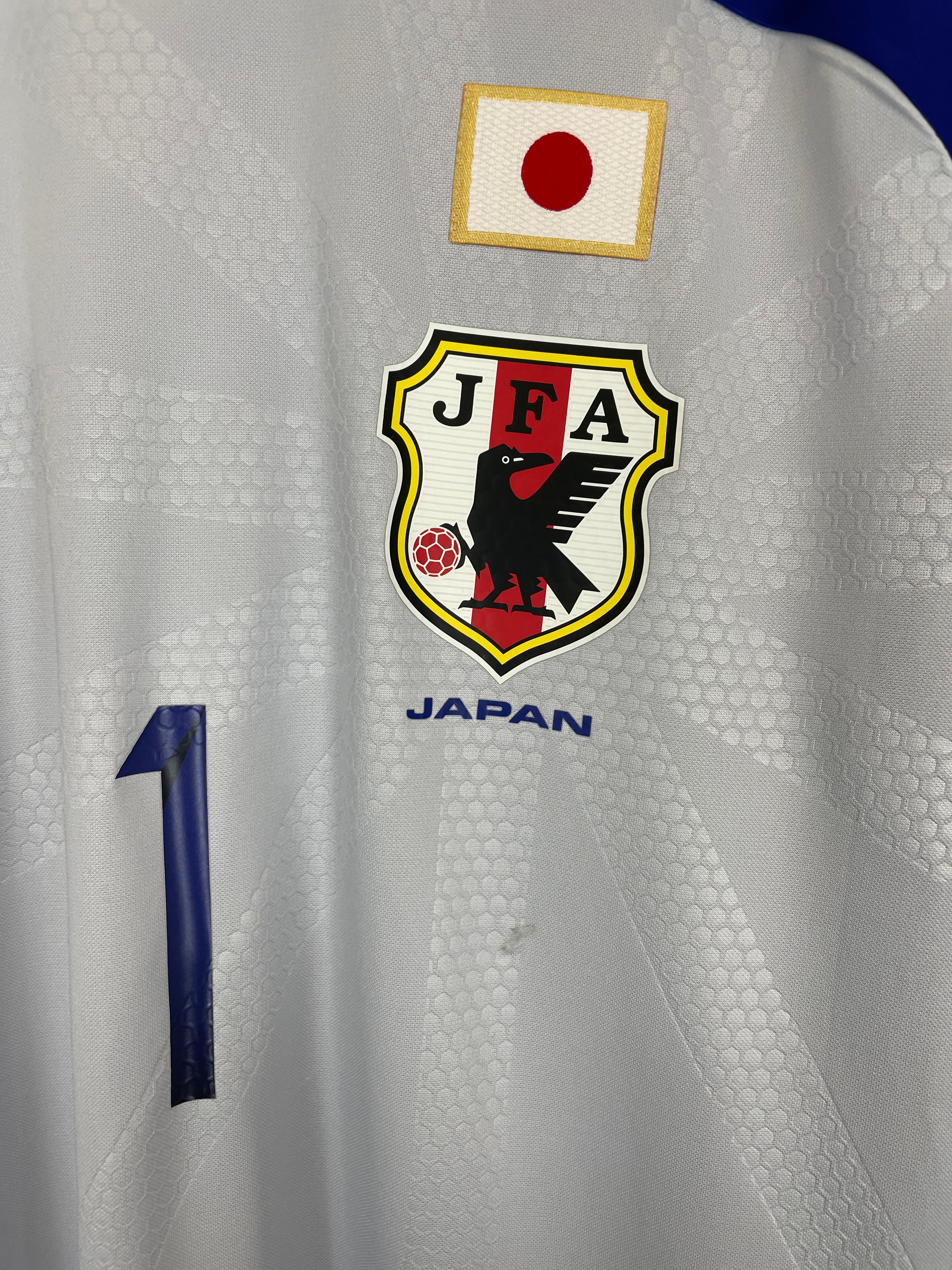 Shop 2015/16 JAPAN KAWASHIMA #1 *PLAYER ISSUE* GK SHIRT (XL) ADIDAS, classic football shirts, vintage football shirts & retro soccer jerseys at Cult Kits