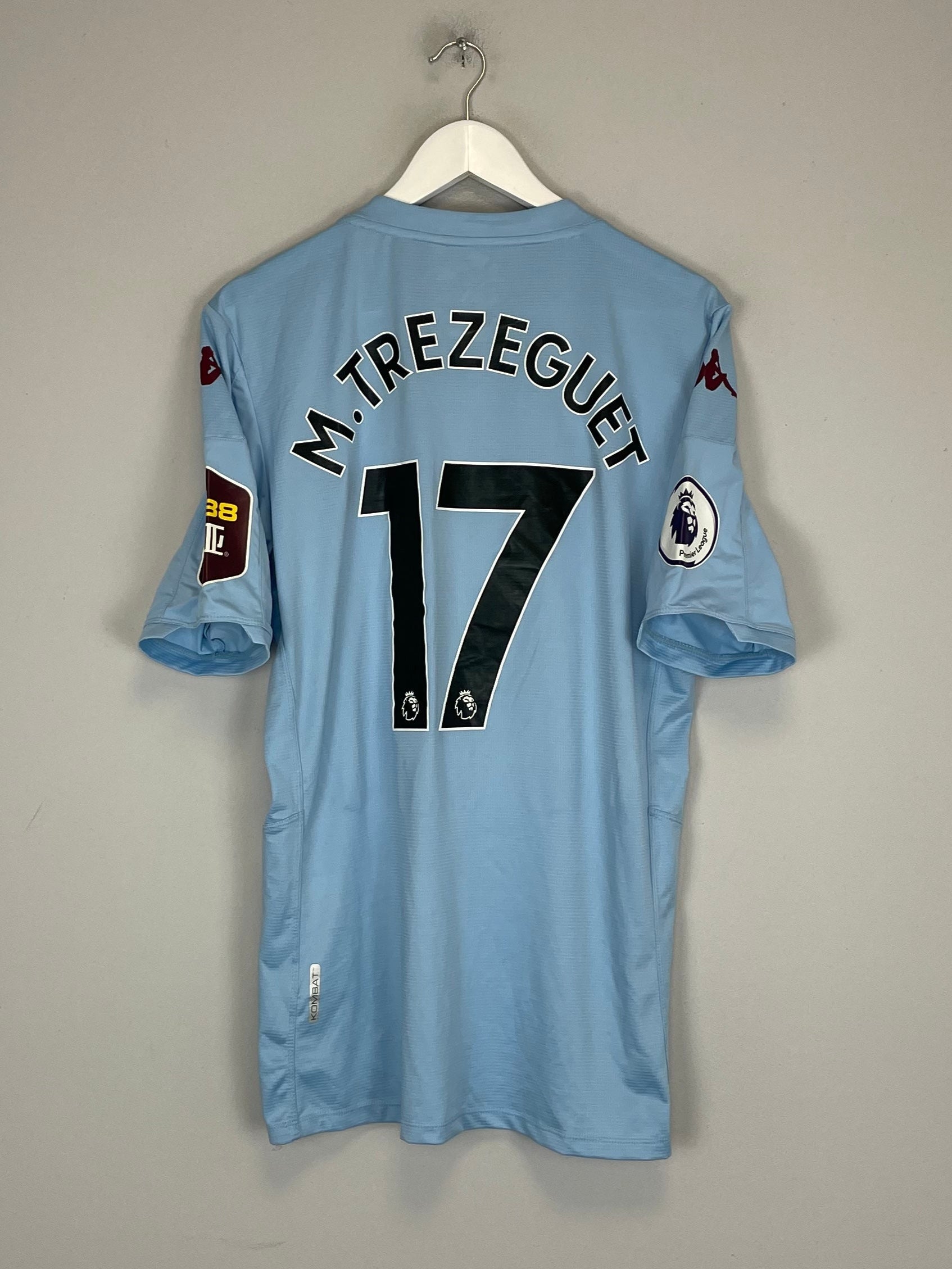 Shop 2019/20 ASTON VILLA M.TREZEGUET #17 AWAY SHIRT (XL) KAPPA, classic football shirts, vintage football shirts & retro soccer jerseys at Cult Kits