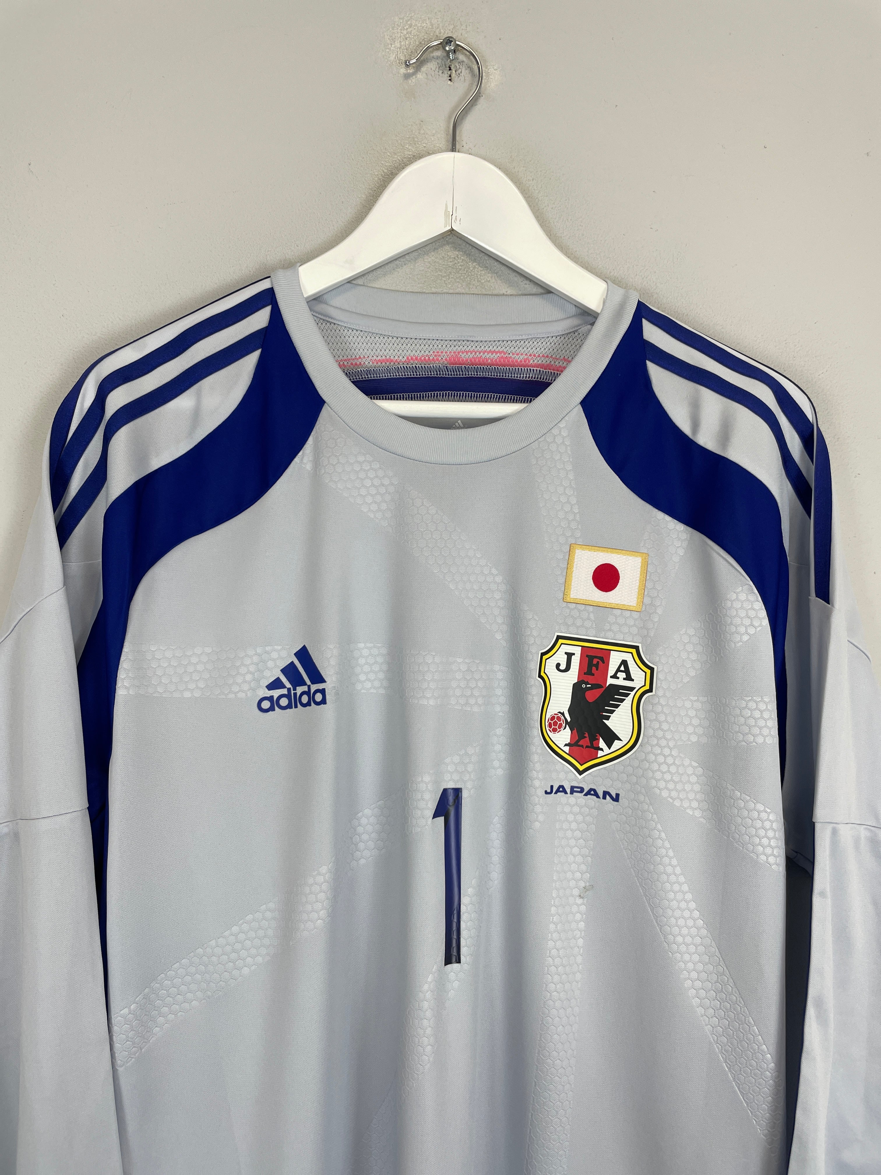 Shop 2015/16 JAPAN KAWASHIMA #1 *PLAYER ISSUE* GK SHIRT (XL) ADIDAS, classic football shirts, vintage football shirts & retro soccer jerseys at Cult Kits