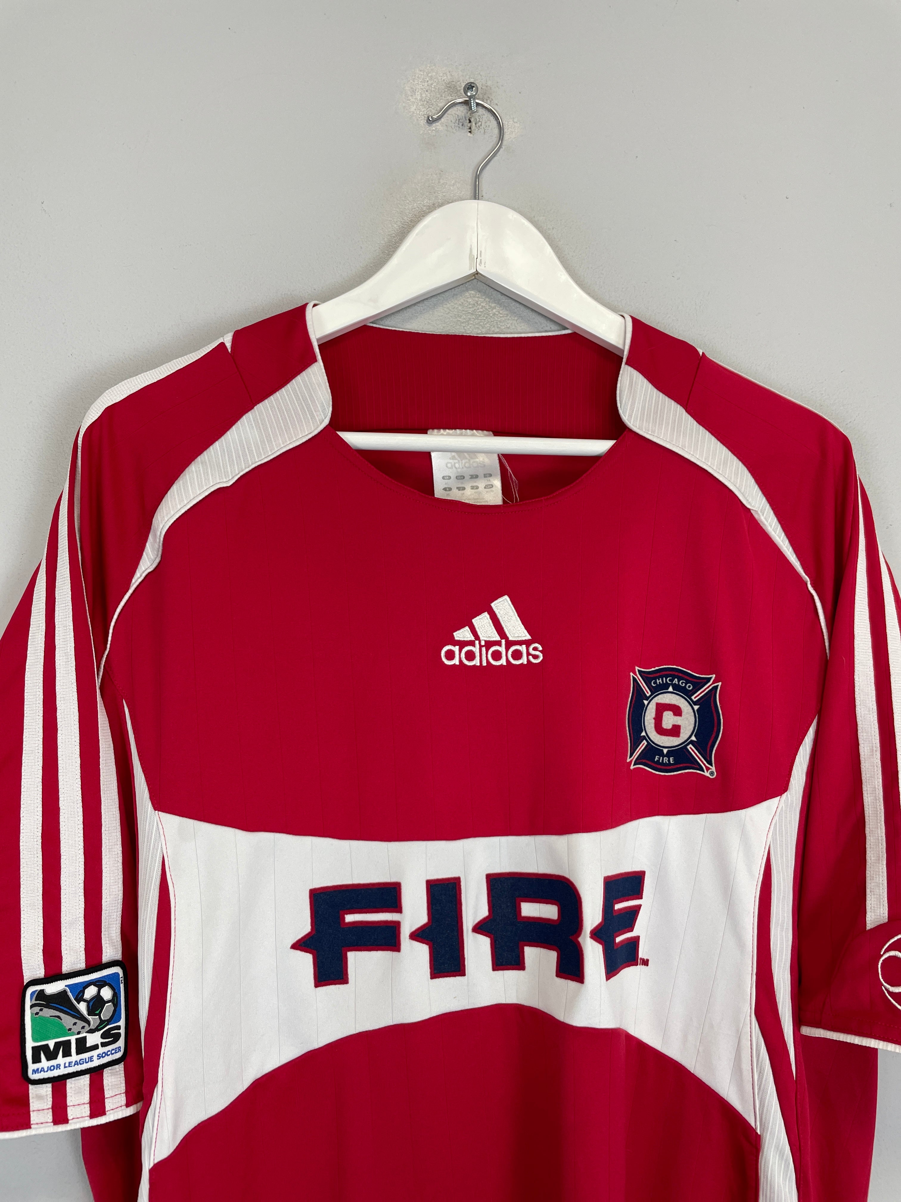 Shop 2006/07 CHICAGO FIRE HOME SHIRT (XL) ADIDAS, classic football shirts, vintage football shirts & retro soccer jerseys at Cult Kits