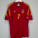 Shop 2004/06 SPAIN RAUL #7 HOME SHIRT (XL) ADIDAS, classic football shirts, vintage football shirts & retro soccer jerseys at Cult Kits
