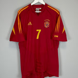 Shop 2004/06 SPAIN RAUL #7 HOME SHIRT (XL) ADIDAS, classic football shirts, vintage football shirts & retro soccer jerseys at Cult Kits