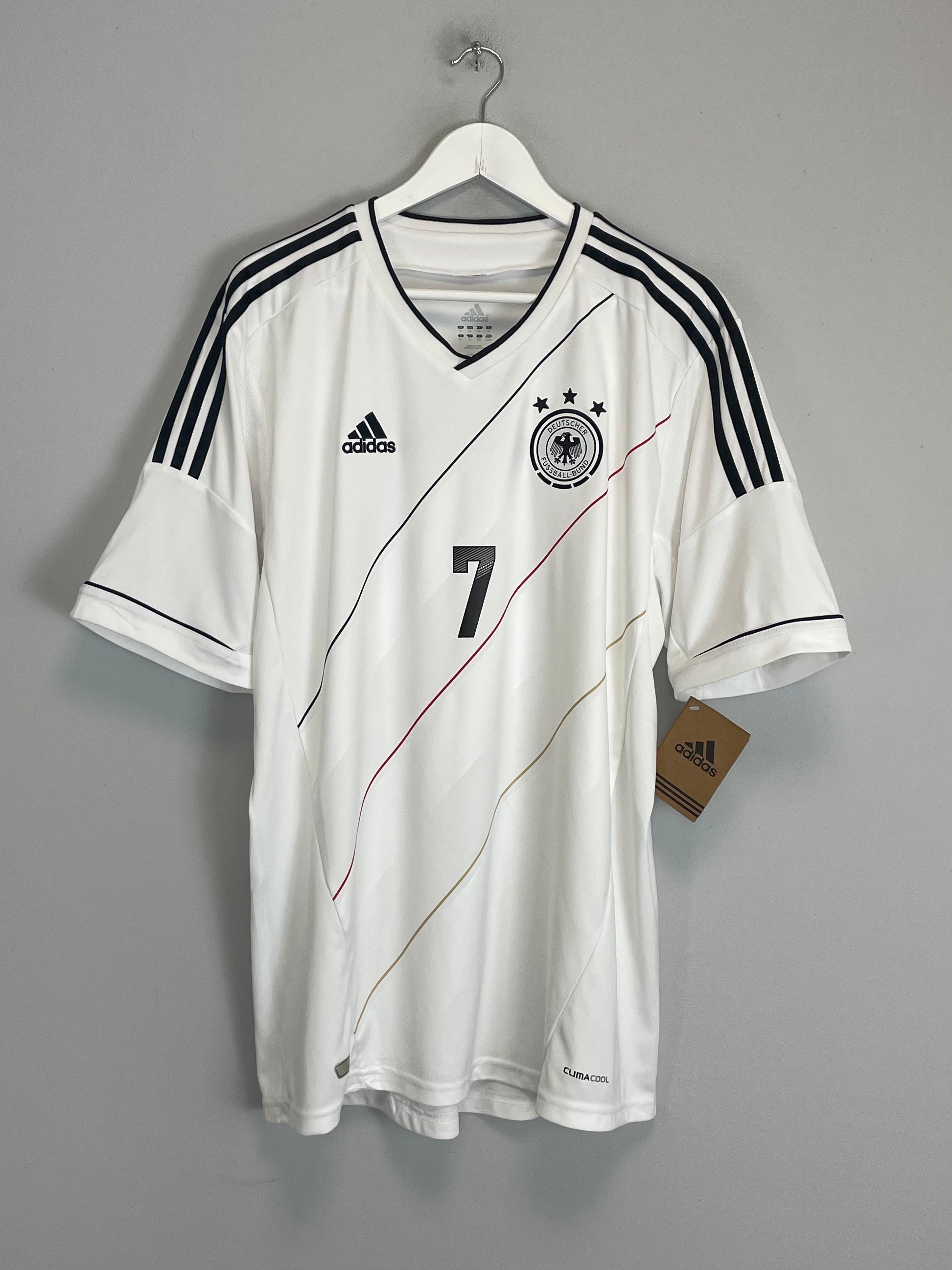 Shop 2012/13 GERMANY SCHWEINSTEIGER #7 *BNWT* HOME SHIRT (XL) ADIDAS, classic football shirts, vintage football shirts & retro soccer jerseys at Cult Kits