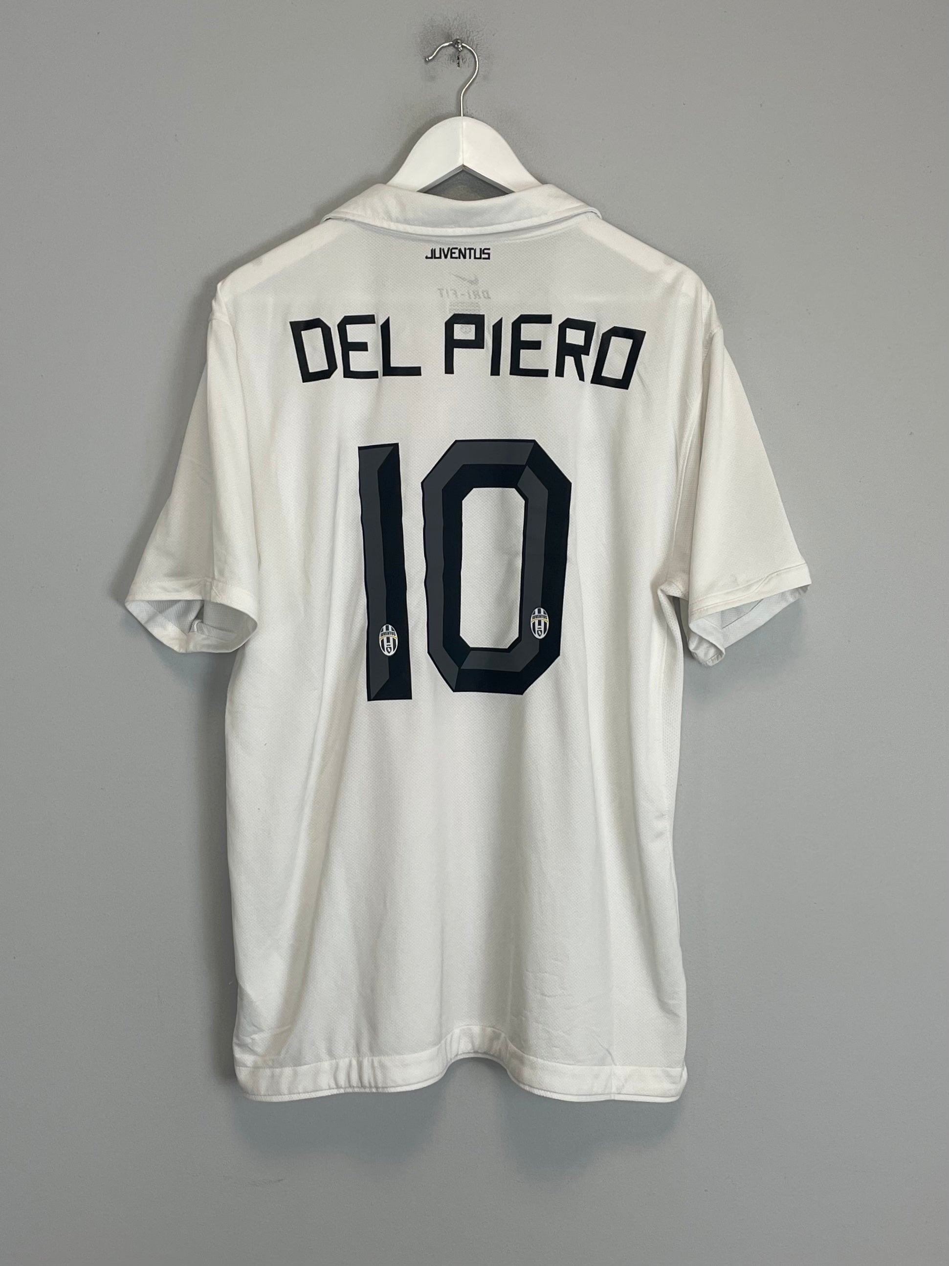 Shop 2010/11 JUVENTUS DEL PIERO #10 AWAY SHIRT (XL) NIKE, classic football shirts, vintage football shirts & retro soccer jerseys at Cult Kits