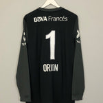 Shop 2014 BOCA JUNIORS ORION #1 GK SHIRT (L) NIKE, classic football shirts, vintage football shirts & retro soccer jerseys at Cult Kits